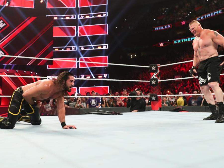 Seth Rollins and Brock Lesnar will wrestle again at Summerslam