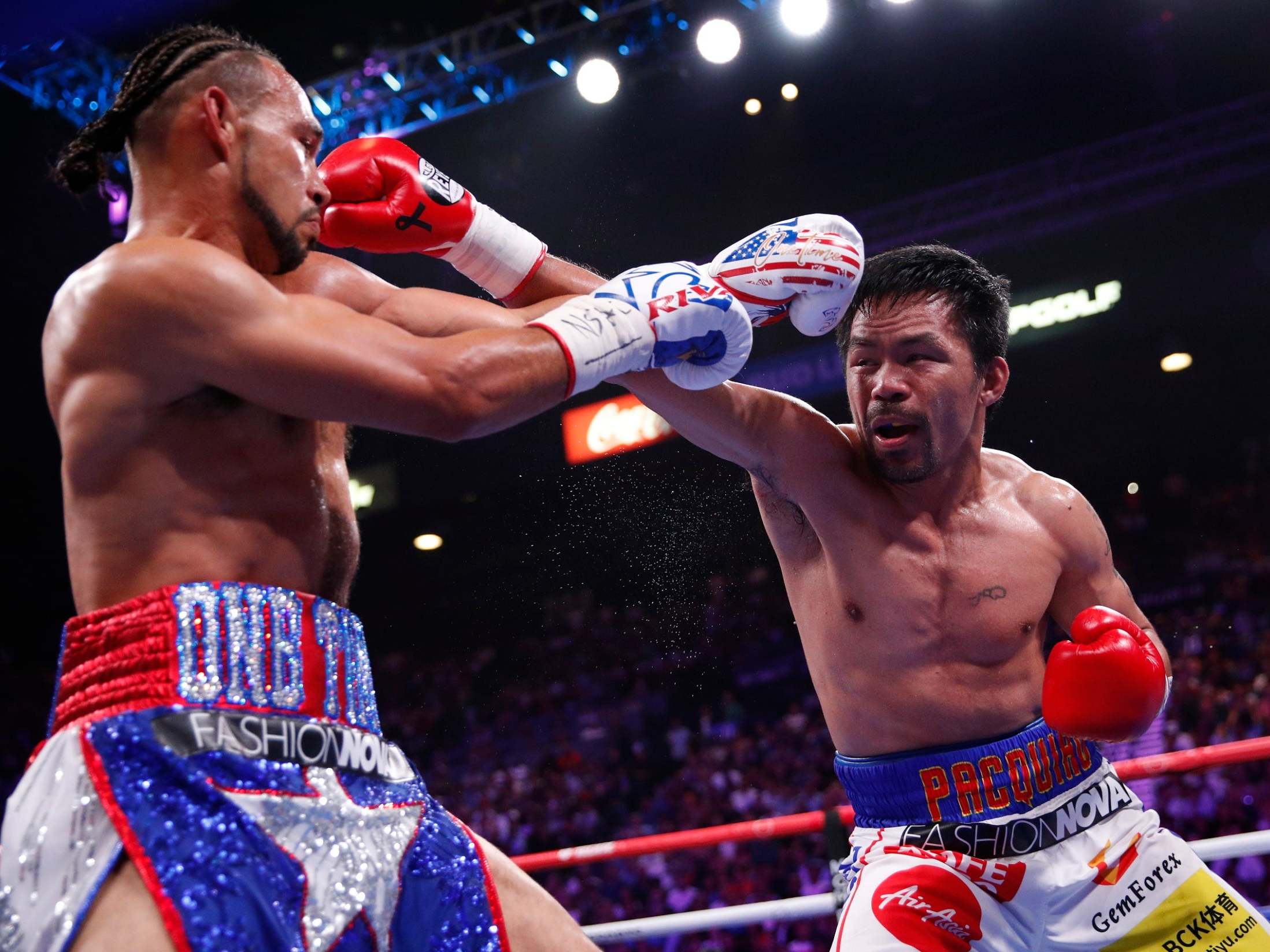 Thurman struggled with the speed of Pacquiao