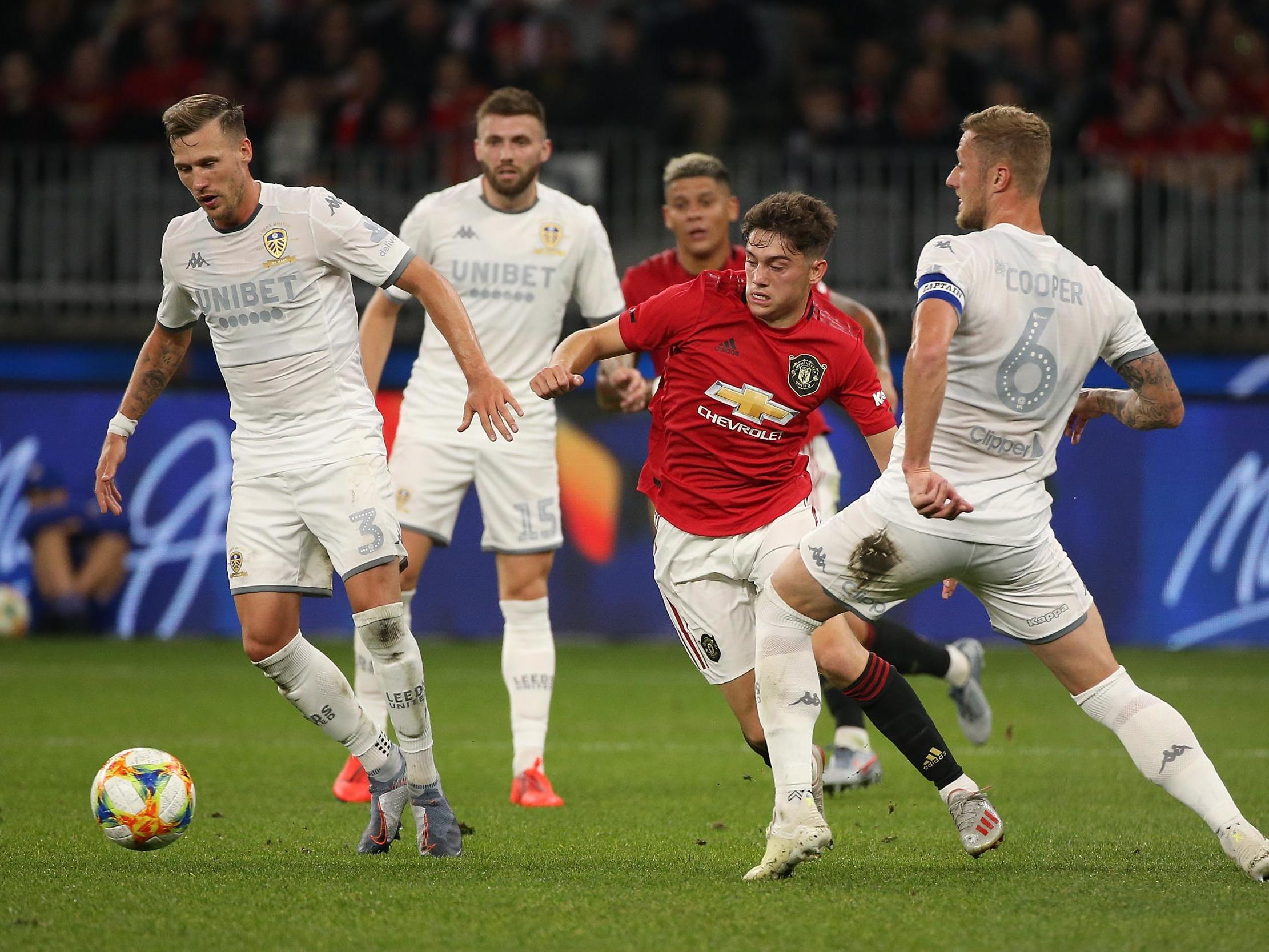 Daniel James is still getting used to life at Manchester United