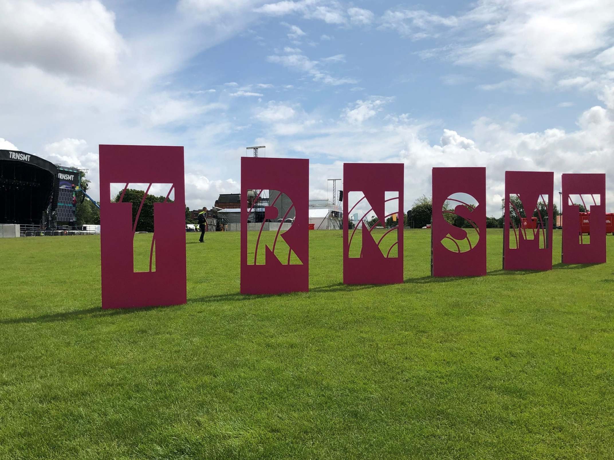 The incident is believed to have taken place close to the main stage on Glasgow Green