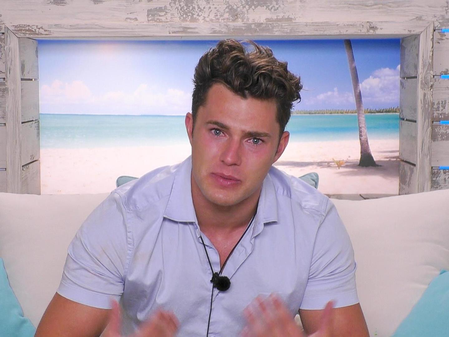 Curtis Pritchard in the diary room