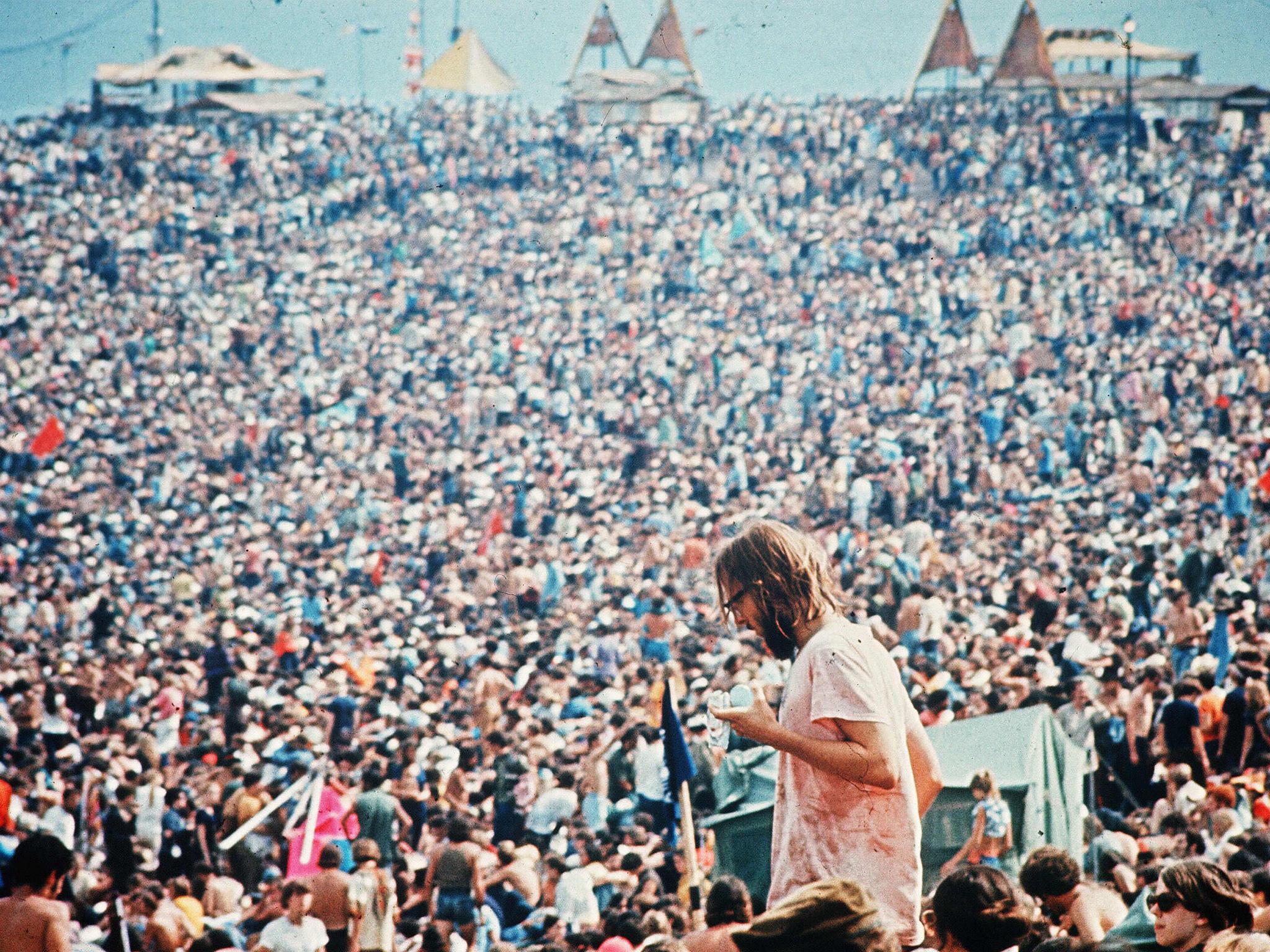 Woodstock back in 1970. The festival is 50 this year