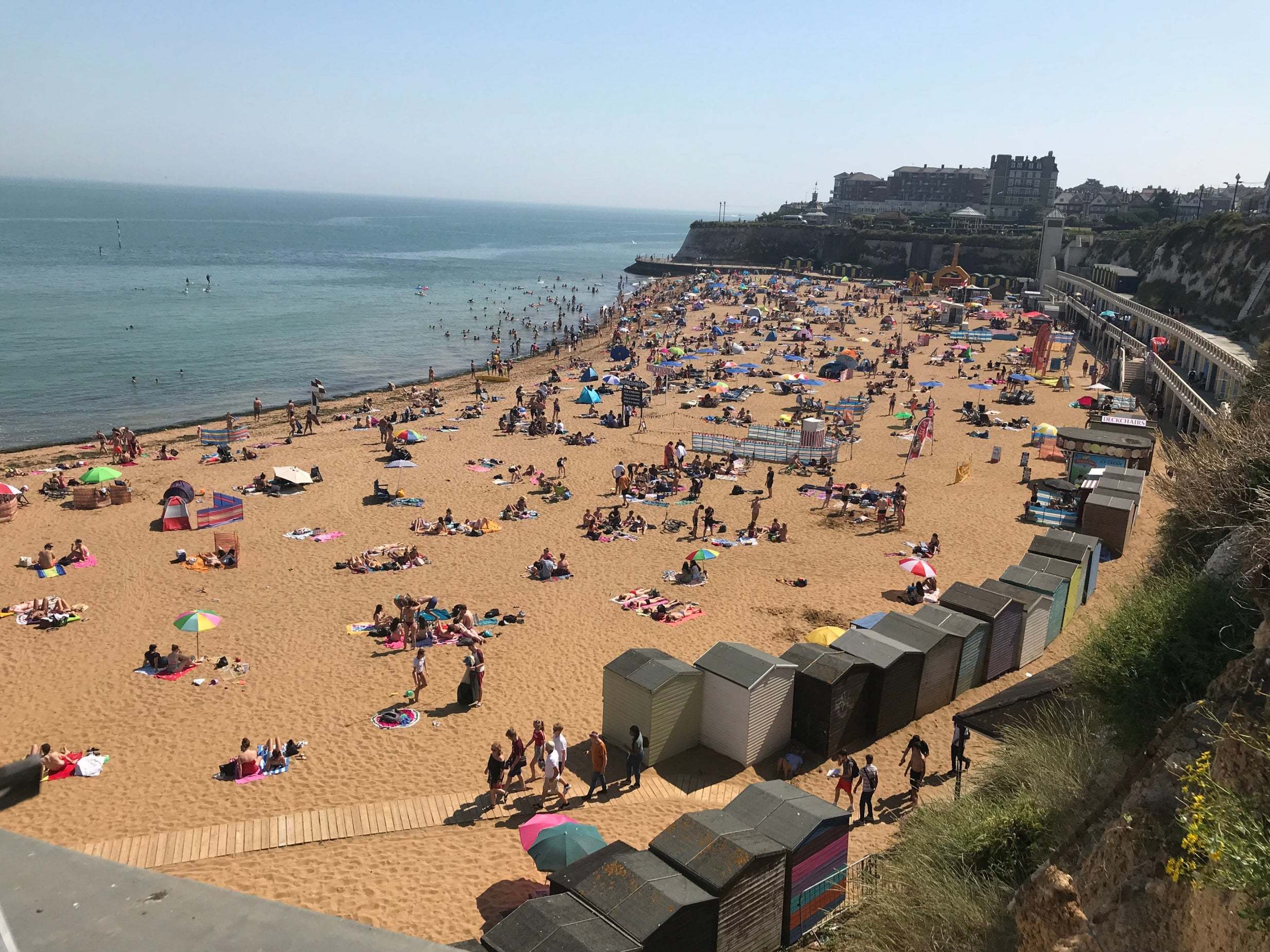 Broadstairs beach in Kent (Wesley Johnson/PA)