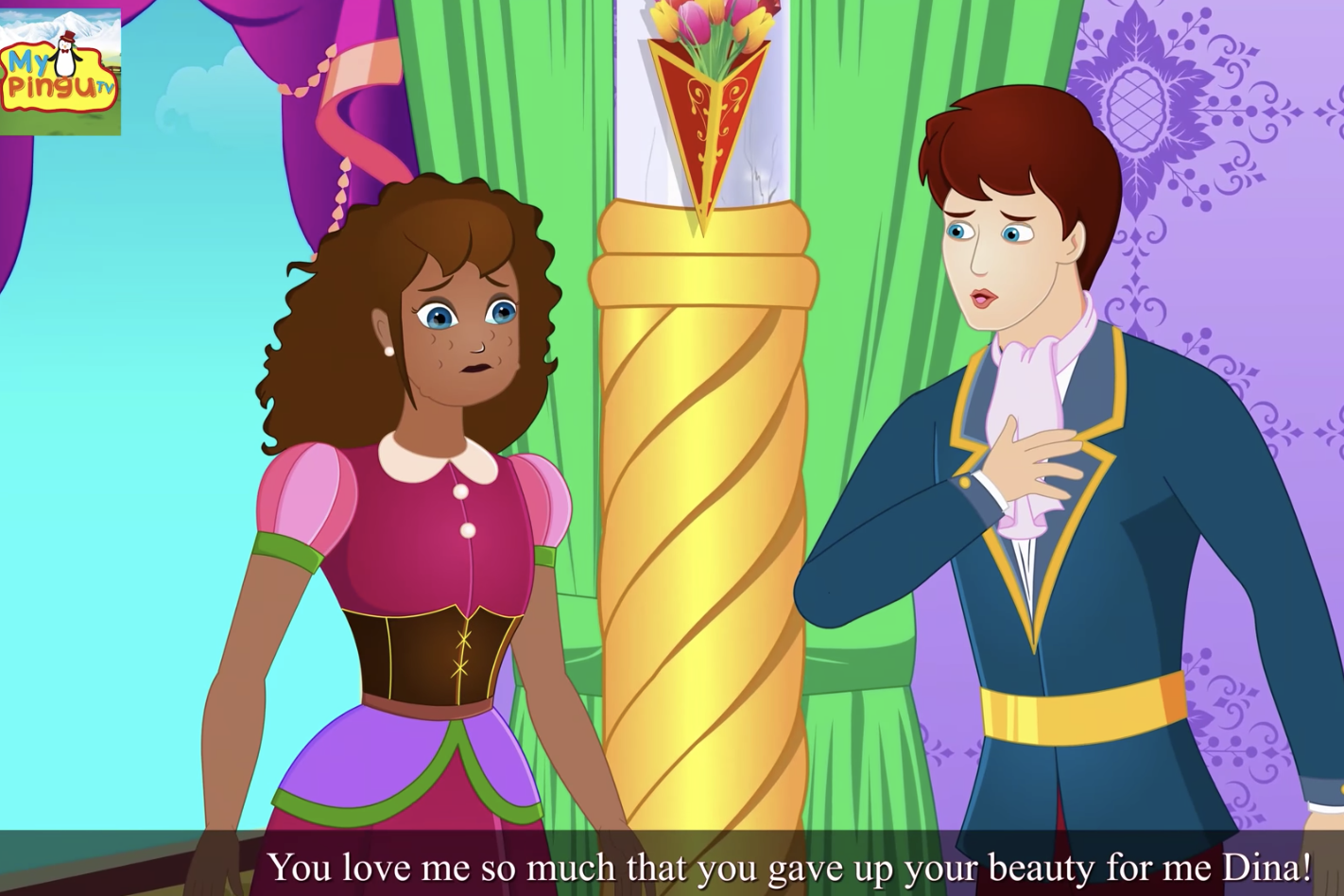 Video shows angel turn black after she 'loses her beauty' (My Pingu TV)