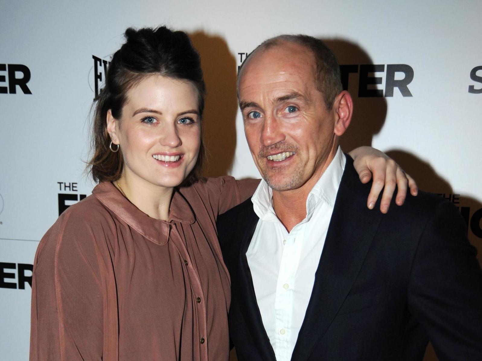 Danika "Nika" McGuigan with her father Barry in 2011