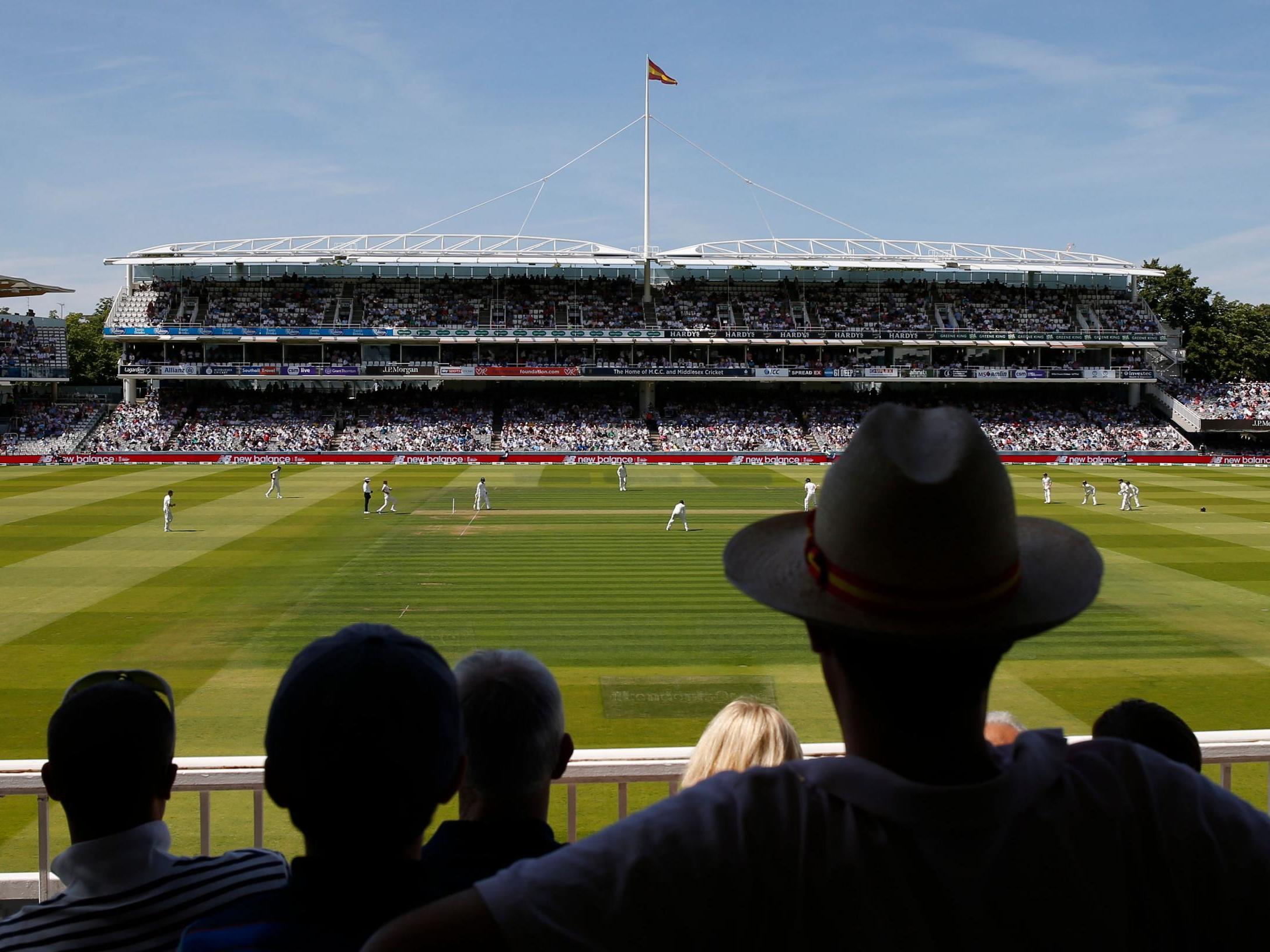 A general view of Lord’s on another sweltering London day