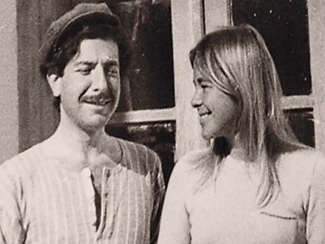 Leonard Cohen and Marianne Ihlen in a scene from the documentary ‘Marianne & Leonard: Words of Love’