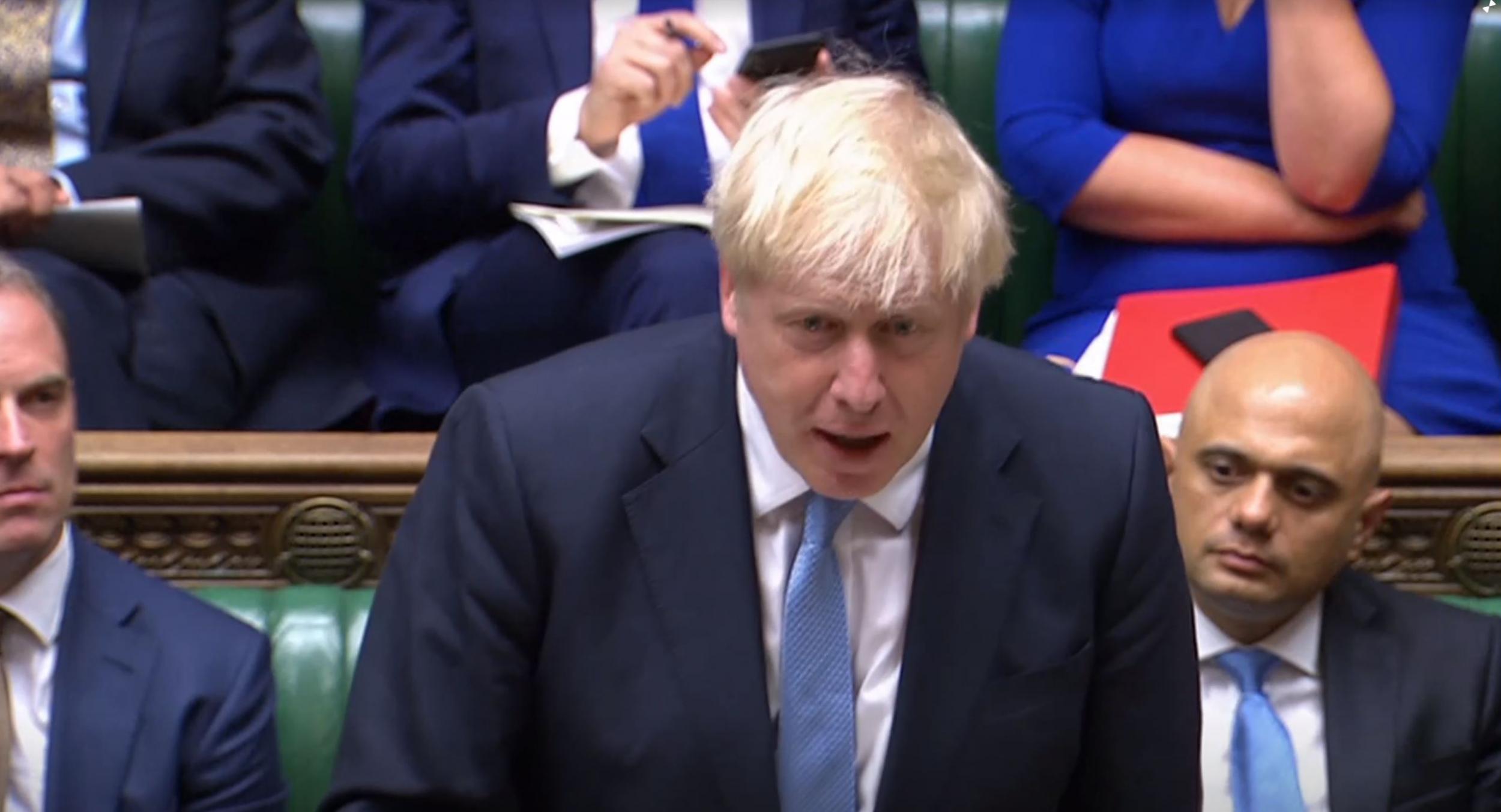 Boris Johnson makes his first statement to Parliament as prime minister