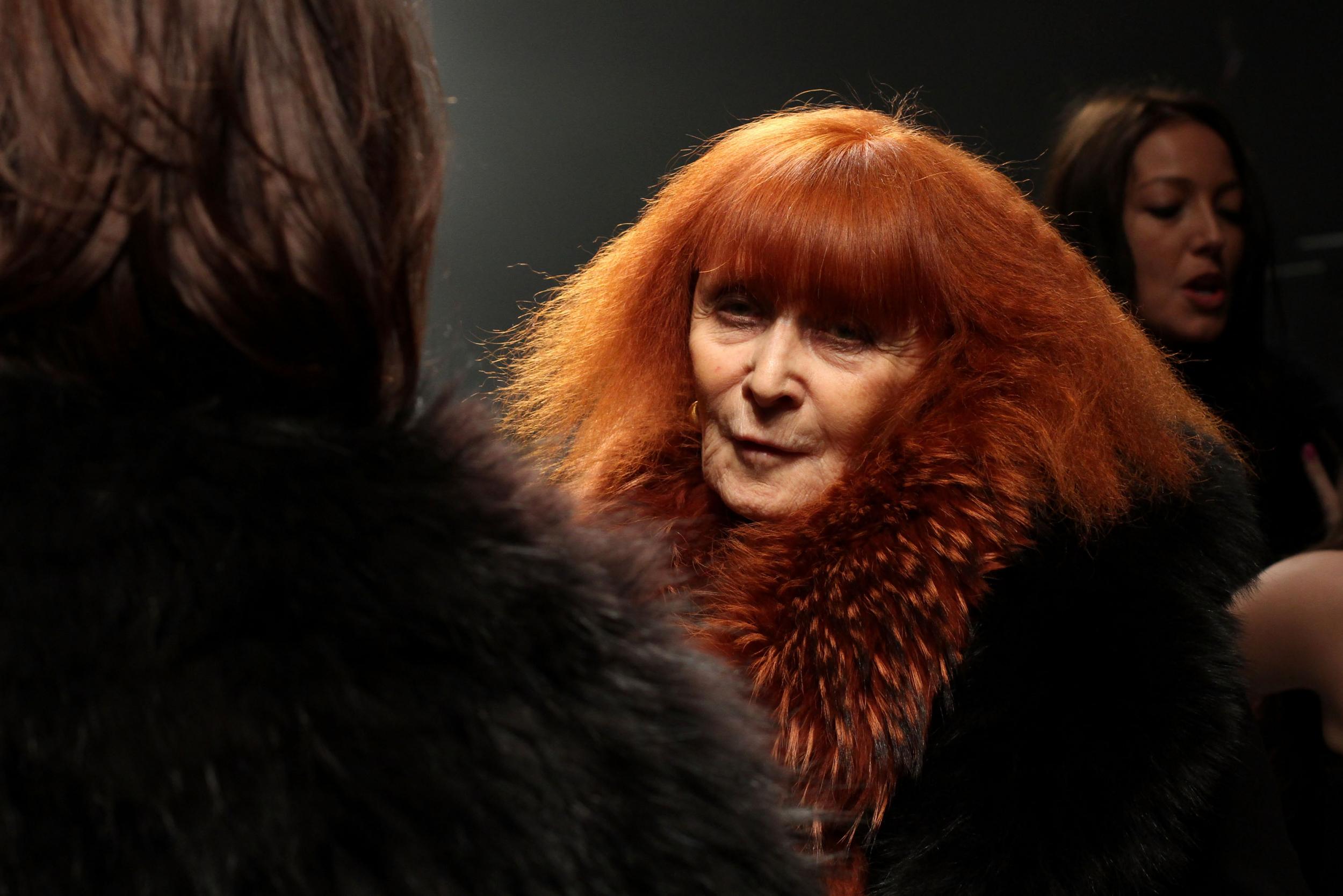 Sonia Rykiel poses backstage after the Sonia Rykiel Ready to Wear show as part of the Paris Womenswear Fashion Week Fall/Winter 2011 at Halle Freyssinet on March 7, 2010 in Paris, France.