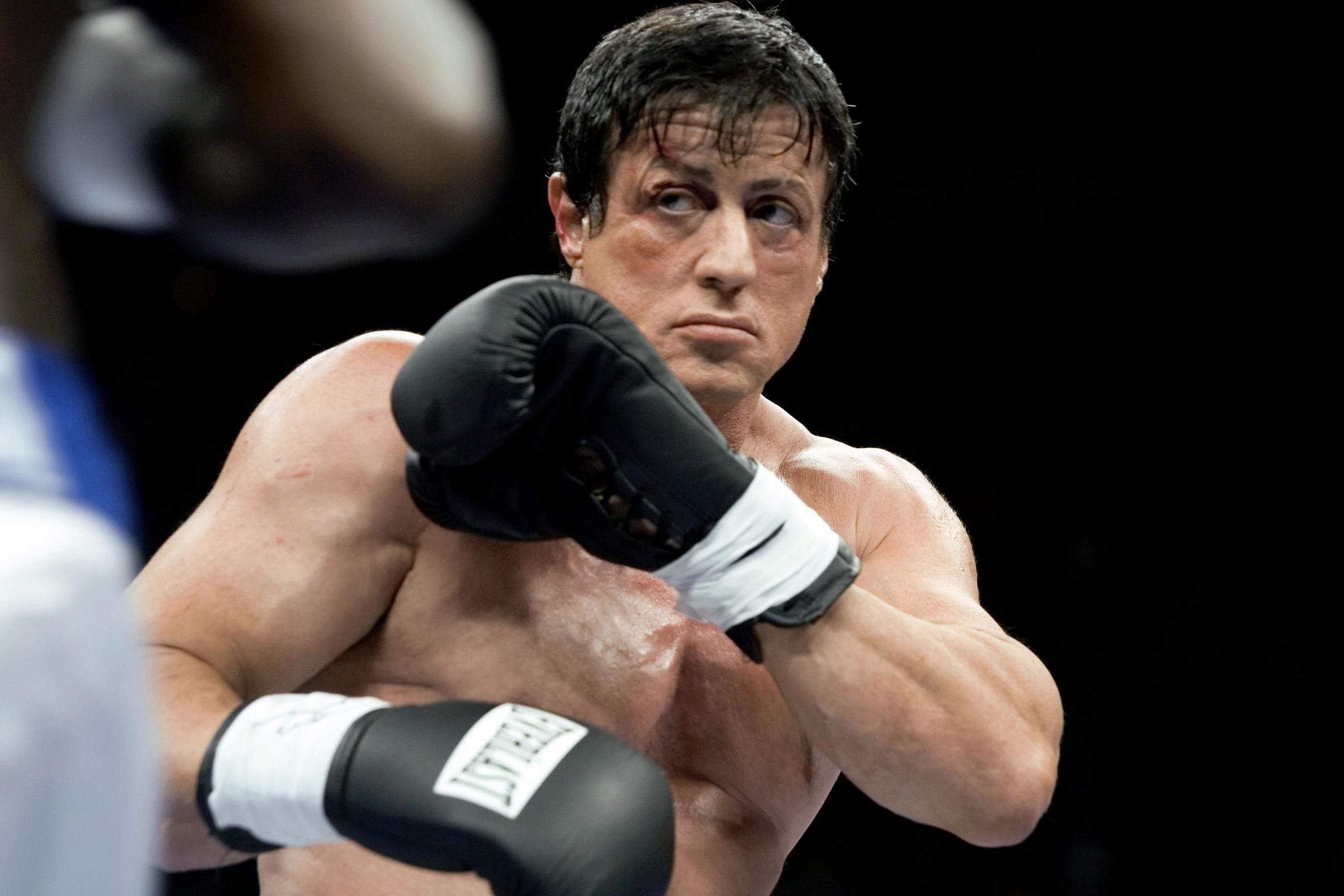 Sylvester Stallone as the titular character in 'Rocky Balboa' in 2006.