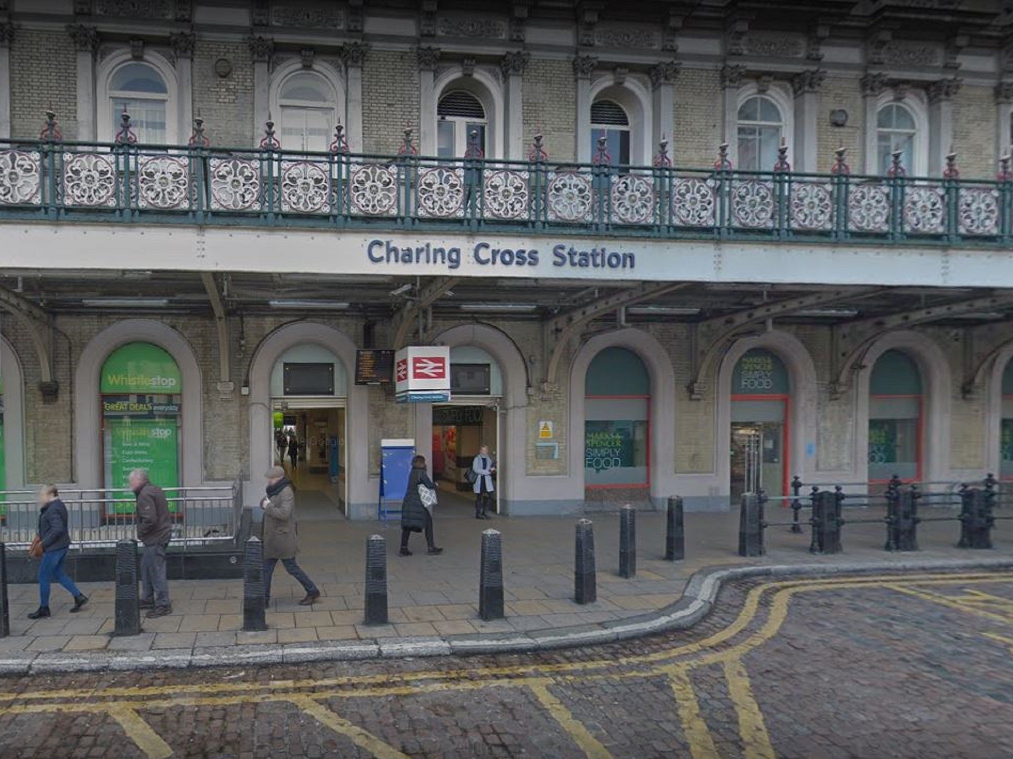 A man was arrested after a 12-year-old boy was allegedly punched on board a train as it left Charing Cross station on 25 July 2019.