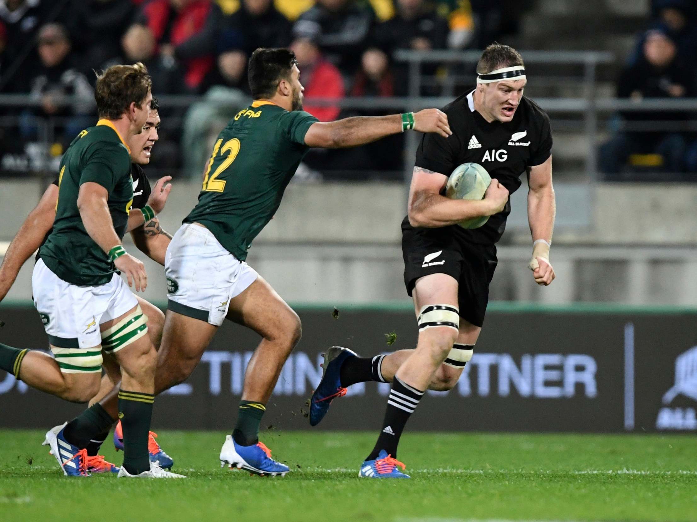 Brodie Retallick suffered a dislocated shoulder in New Zealand’s 16-16 draw with South Africa