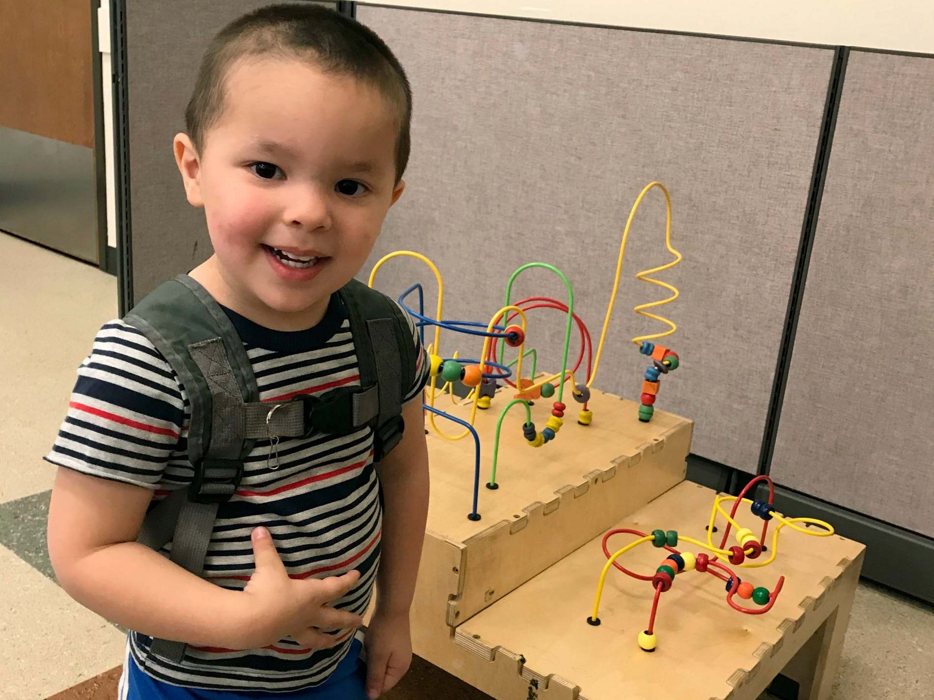 This undated photo provided by the FBI shows two-year-old Aiden Salcido who remains missing after his parents died.