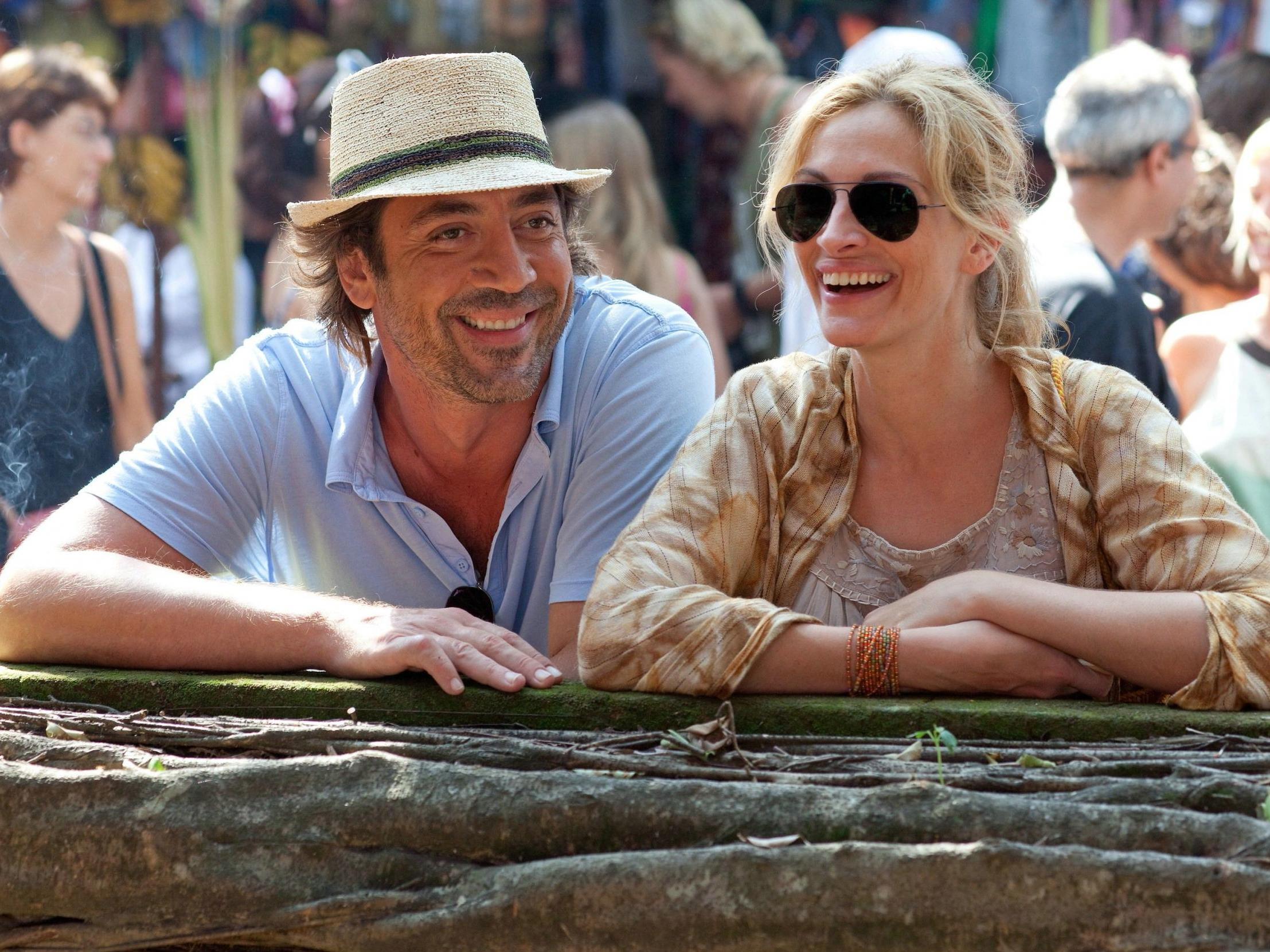 Javier Bardem and Julia Roberts in 'Eat Pray Love'