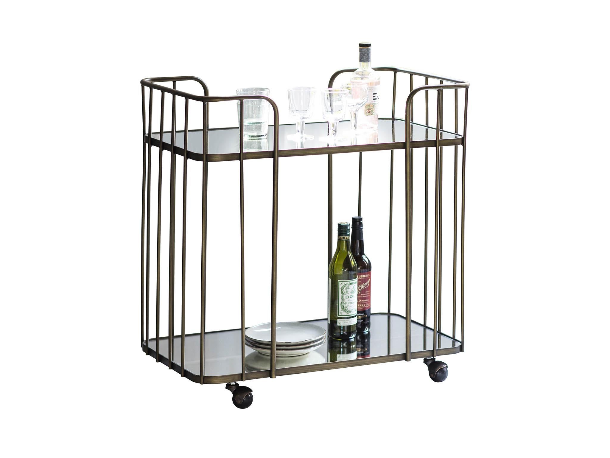 Serve up your drinks in style in this mirrored trolley that will add a touch of luxury to Friday night drinks on the sofa