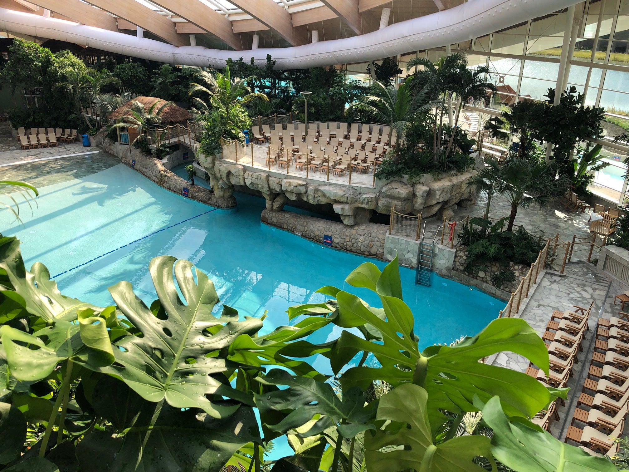 Center Parcs resorts revolve around a giant swimming pool