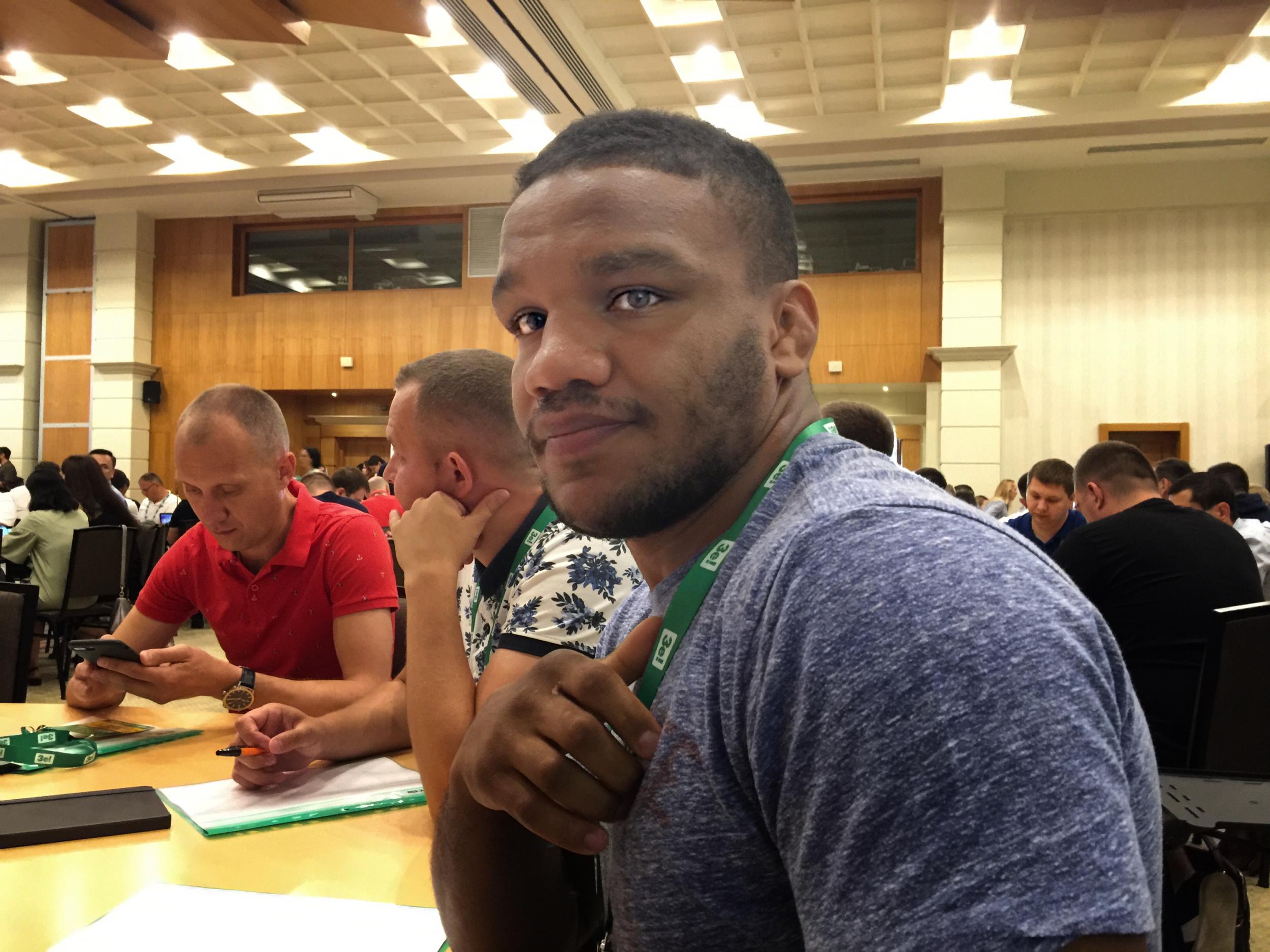 Zhan Beleniuk, a Greco-Roman wrestling champion, is Ukraine’s first black MP