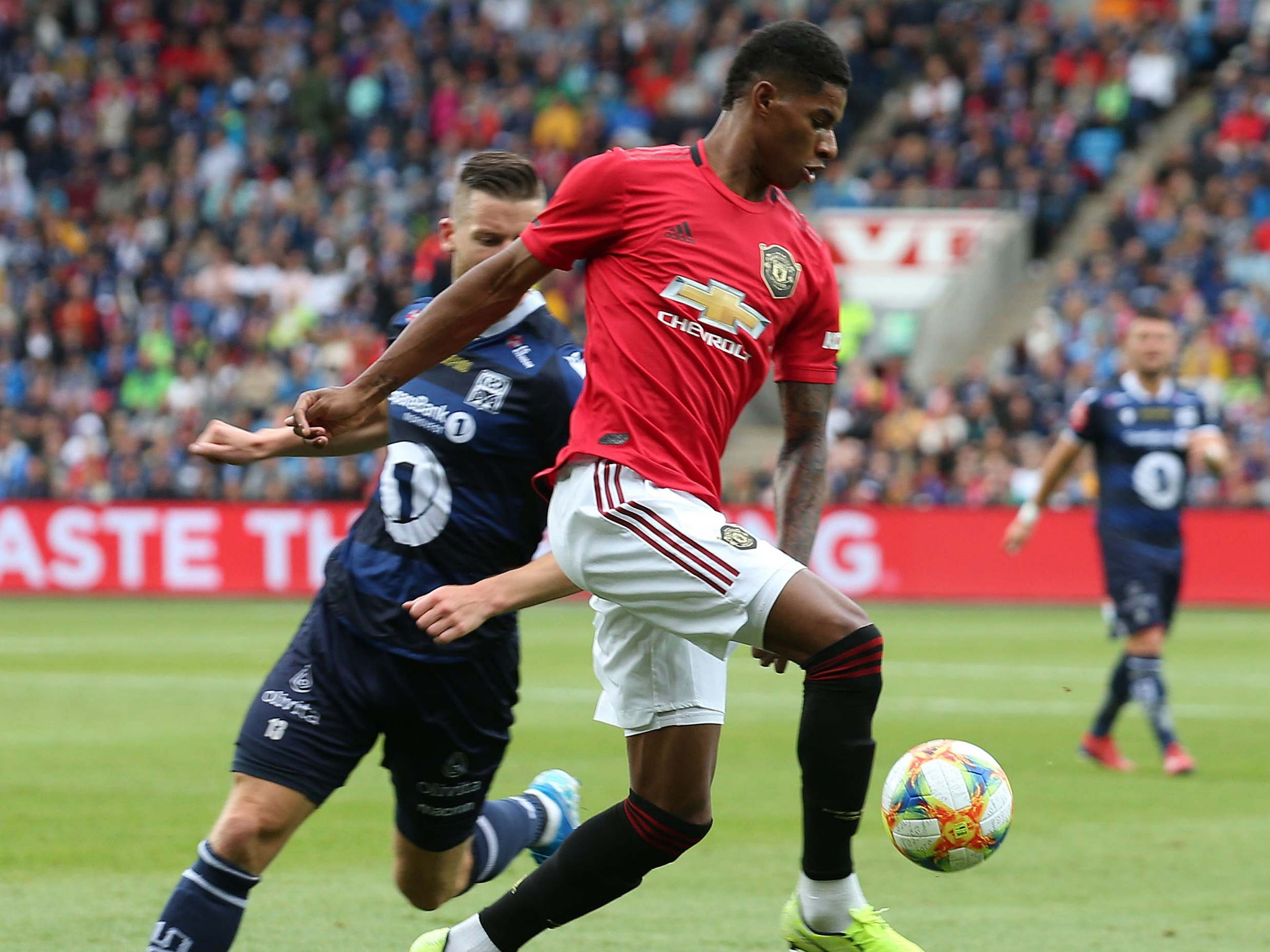 Marcus Rashford started for United (Getty)