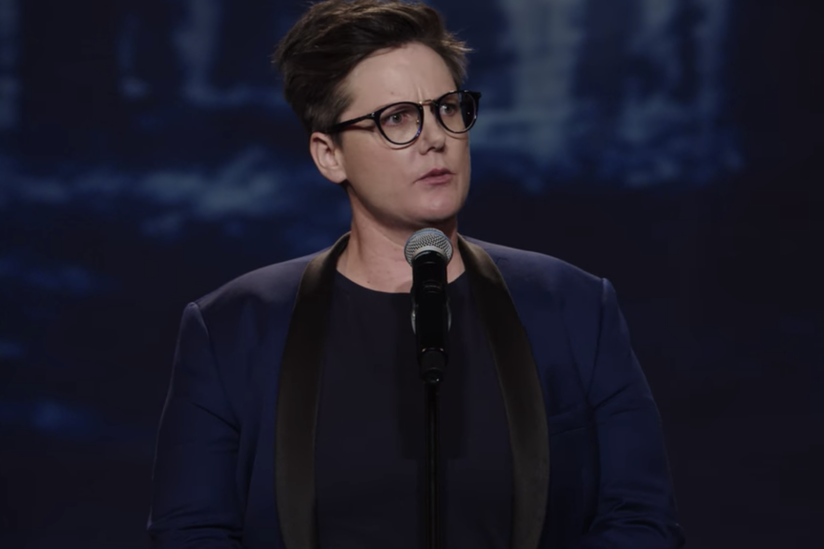 In 2018, Nanette pushed the boundaries of the stand-up special – and indeed it’s so, so much more than a comedy show. In a little more than an hour, Hannah Gadsby deconstructs the makings of a good joke, explains why she’s done with self-deprecation, and delivers an unforgettable, incredibly powerful take on the trauma she’s experienced as a lesbian in Tasmania.

<p>Standout line: “I have built a career out of self-deprecating humour and I don’t want to do that anymore. Do you understand what self-deprecation means when it comes from somebody who already exists in the margins? It’s not humility, it's humiliation. I put myself down in order to speak, in order to seek permission to speak, and I simply will not do that anymore. Not to myself or anybody who identifies with me.”