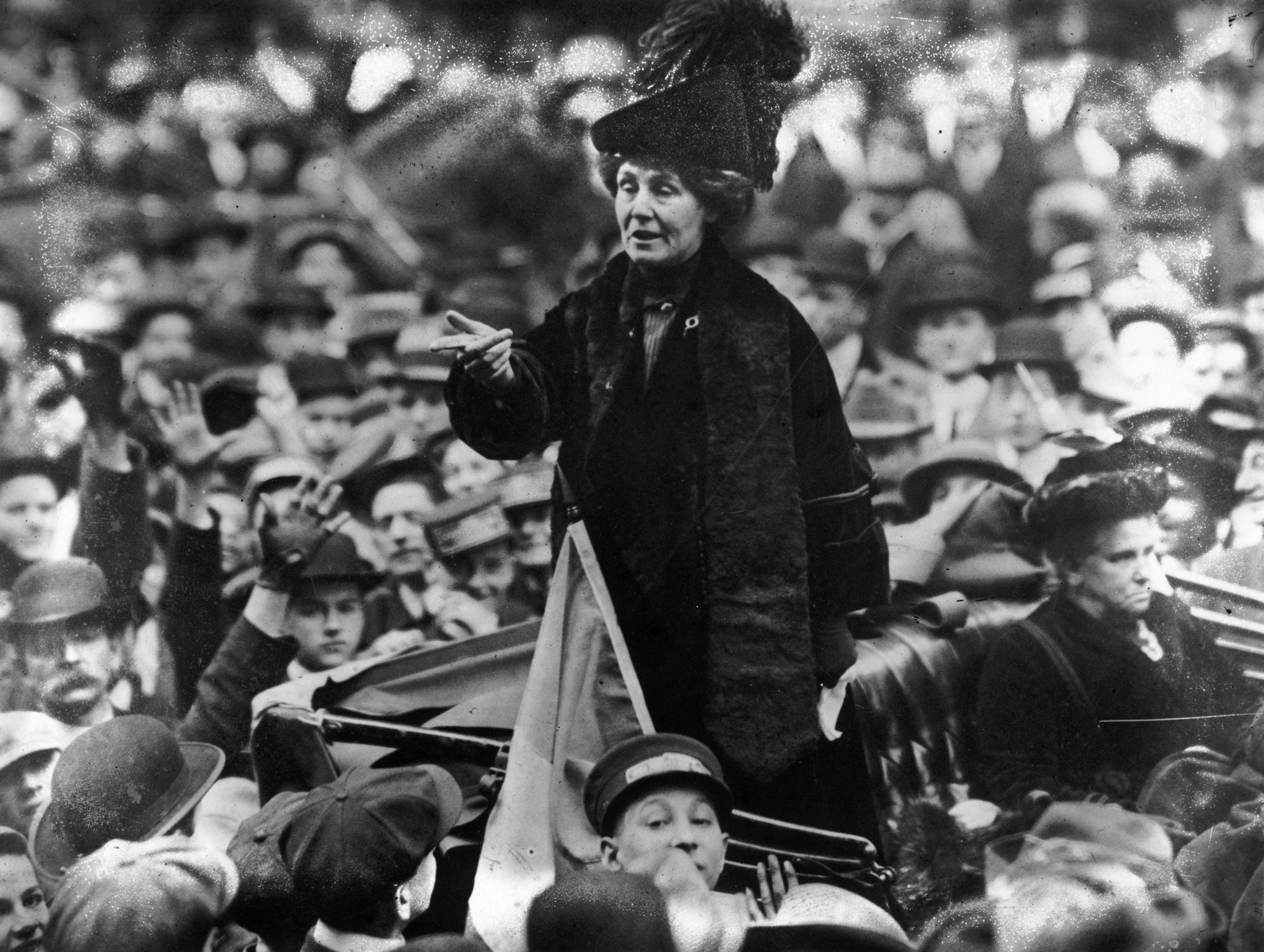 Emmeline Pankhurst in New York