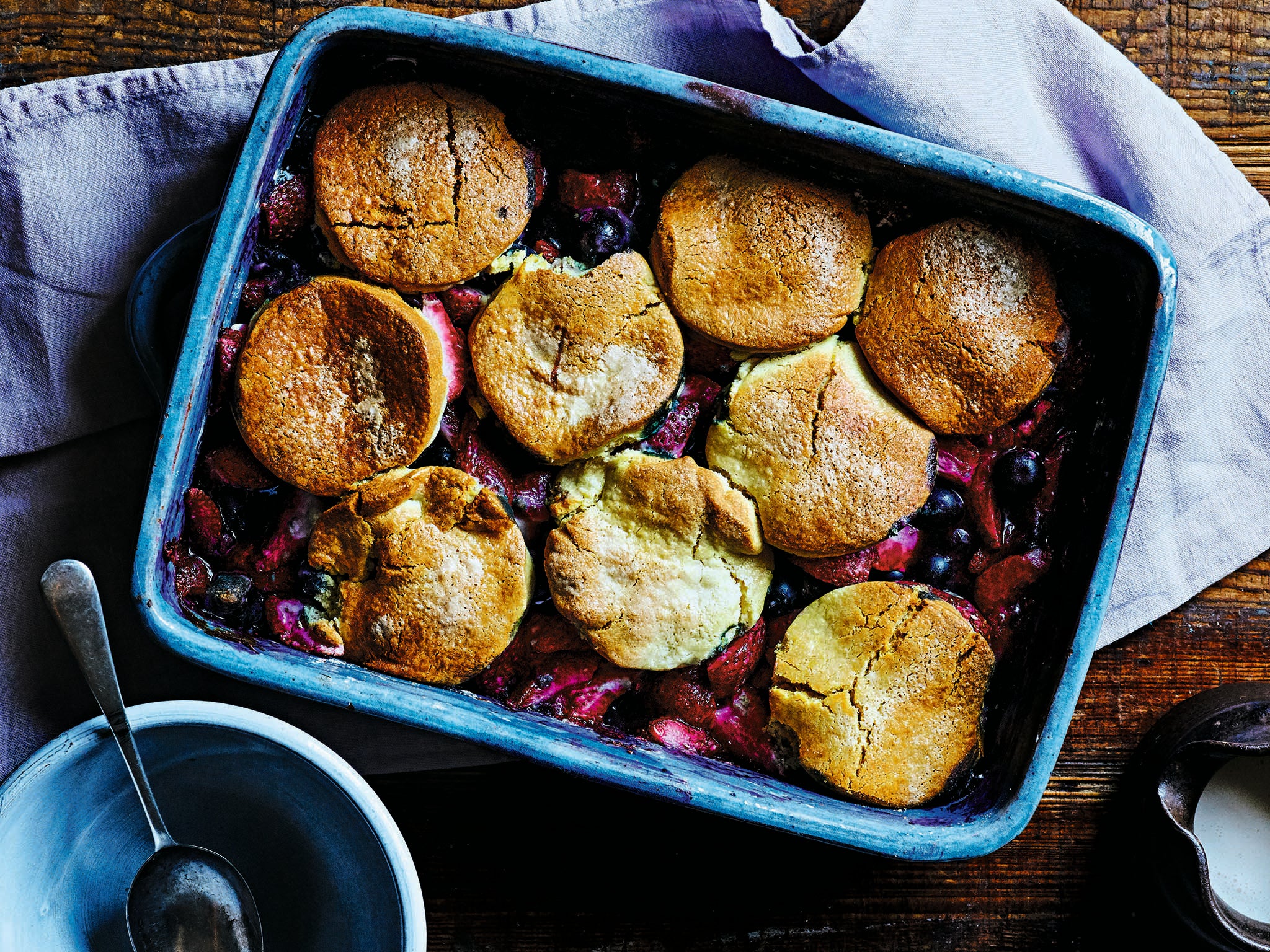 These are the perfect summer pudding, in fact, they make a damned good summer Sunday breakfast, too