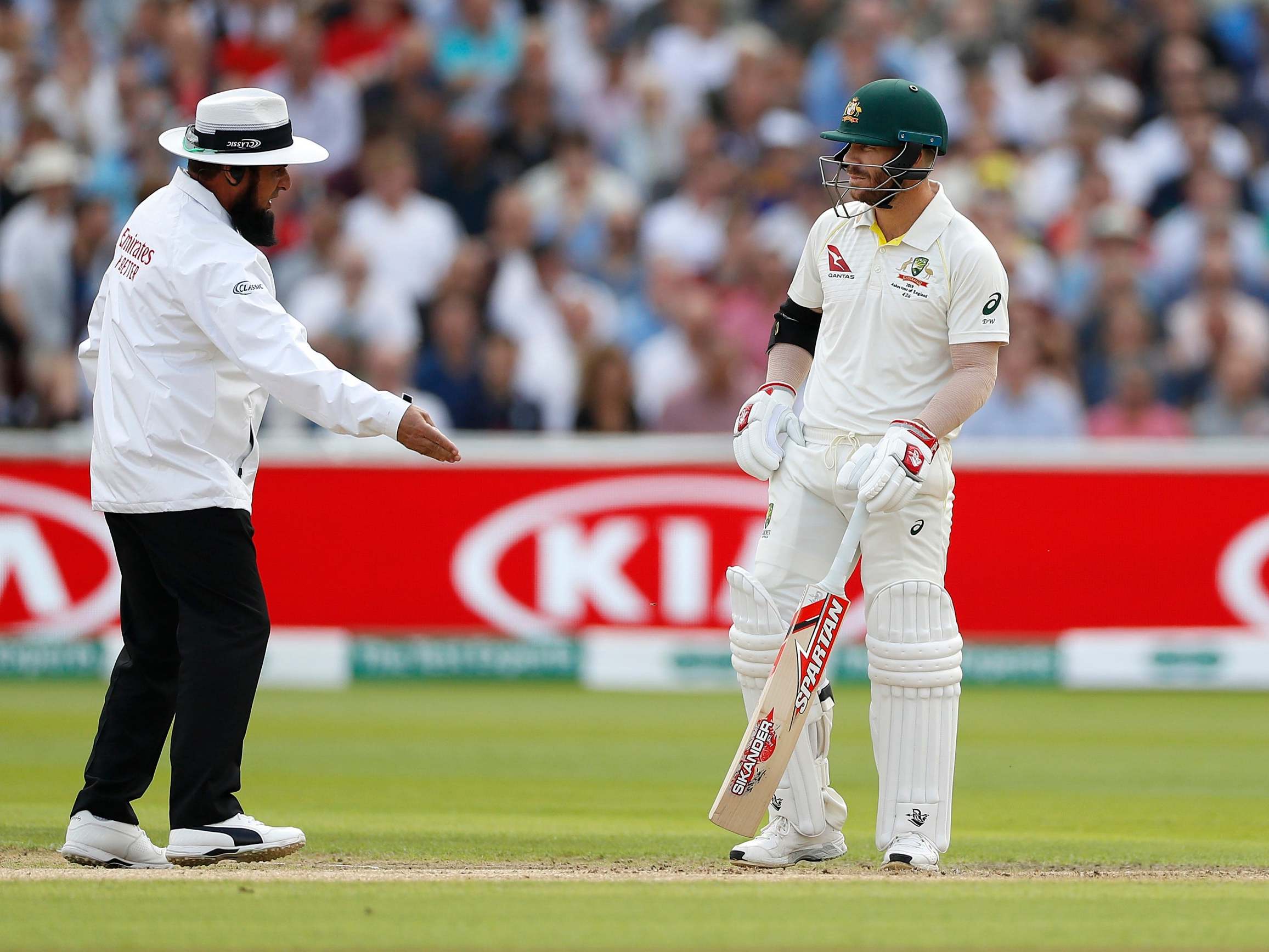 Aleem Dar speaks with David Warner