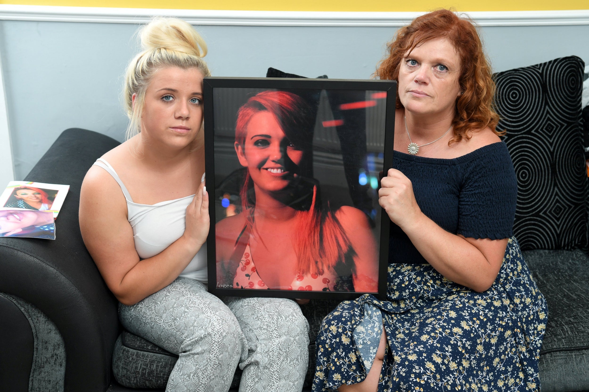 Rosie Darbyshire’s sister Alice Hodgson and her mum Andrea Darbyshire (LEP/SWNS)