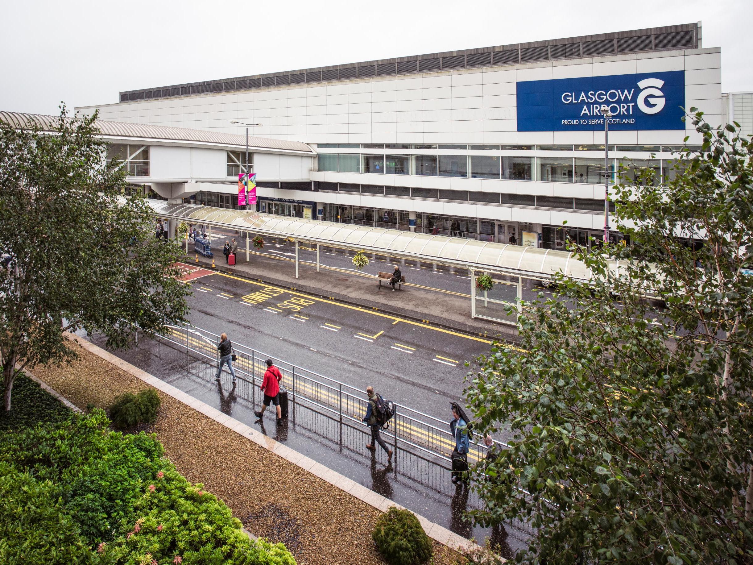 Parts of Glasgow airport have been evacuated while a suspicious package is investigated