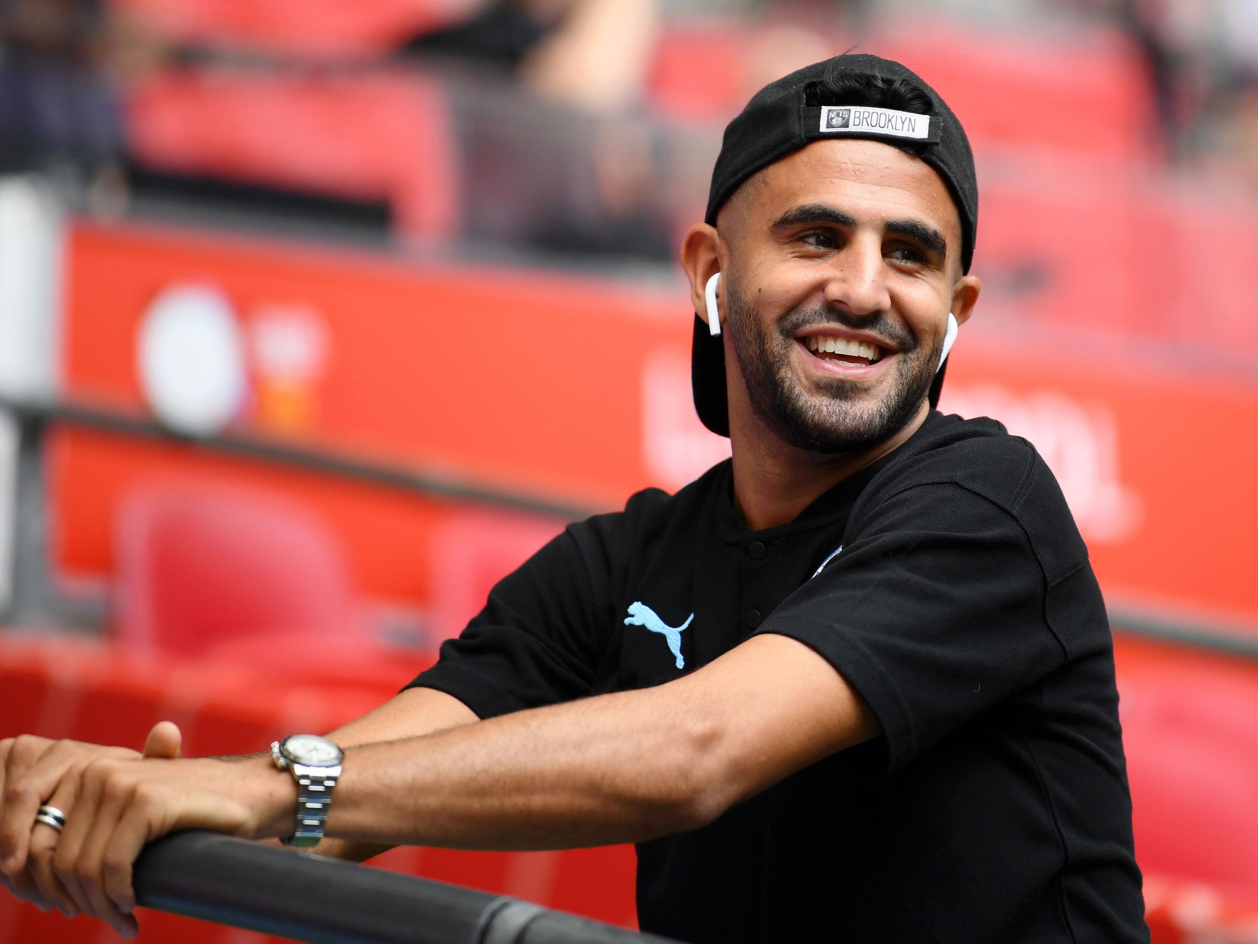 Manchester City winger Riyad Mahrez