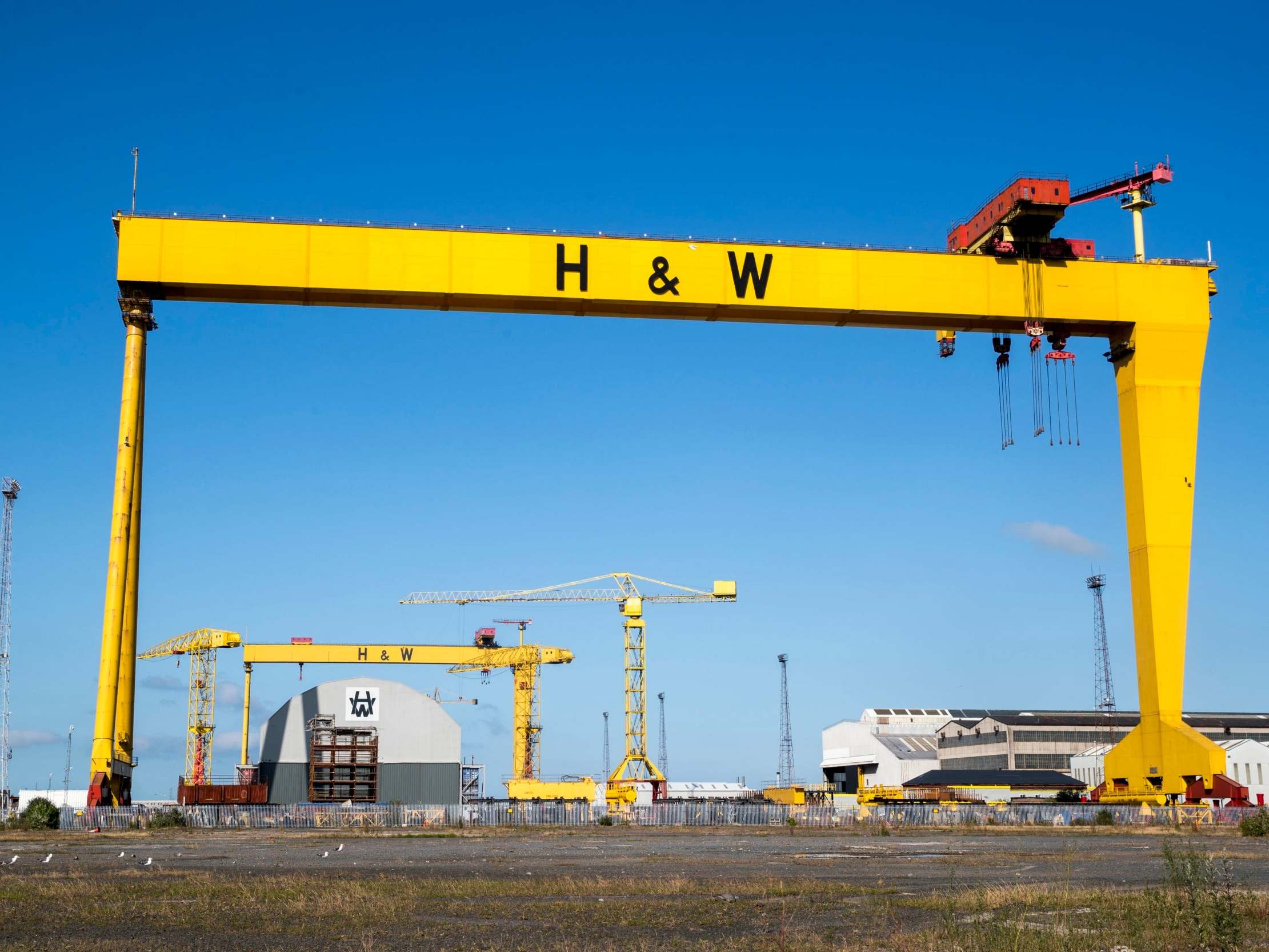 The shipyard’s yellow cranes have been a staple feature of Belfast’s skyline for a generation