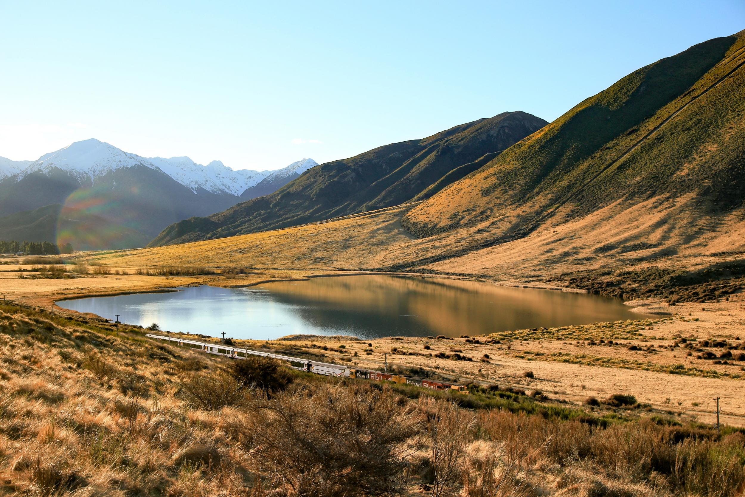 See stunning views on this New Zealand train journey