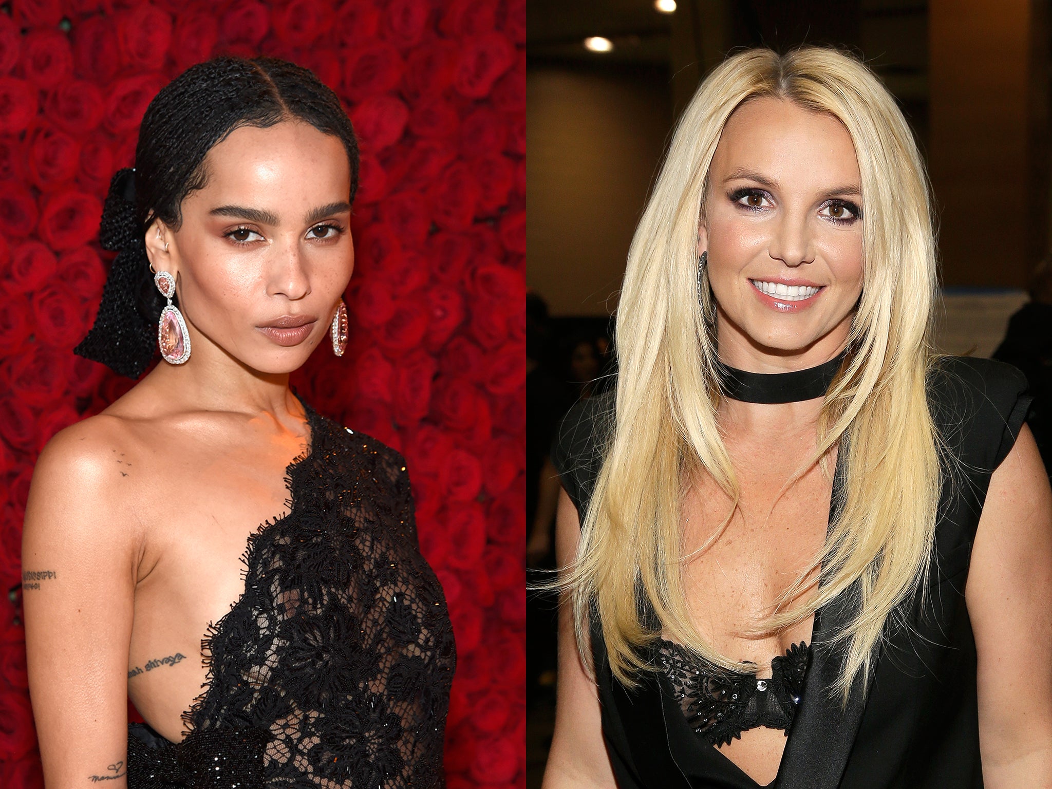 Zoe Kravitz and Britney Spears