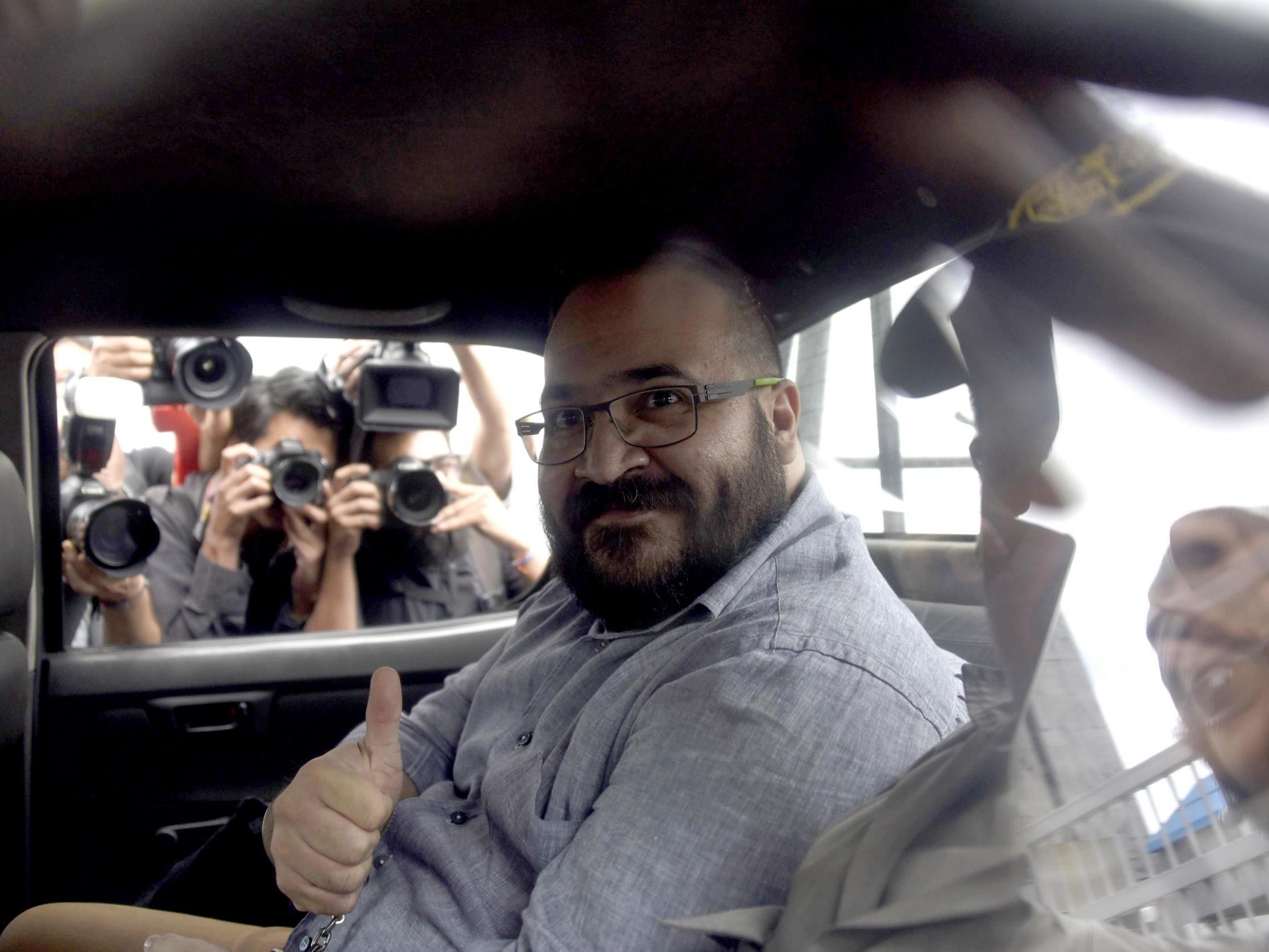 Javier Duarte, Ms Duarte's husband and former governor of Veracruz, is serving a nine-year sentence after pleading guilty to stealing billions from the state