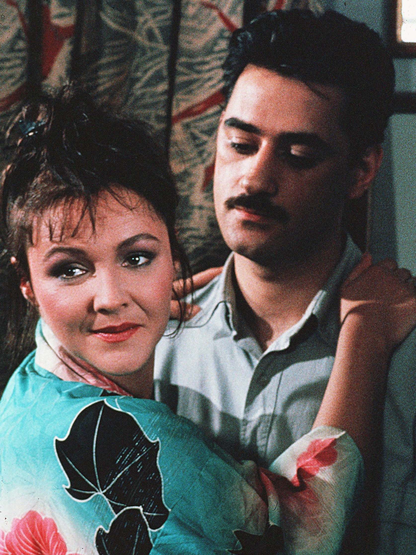 Frances Barber and Ayub Khan Din in Hanif Kureishi’s ‘Sammy and Rosie Get Laid’, directed by Stephen Frears