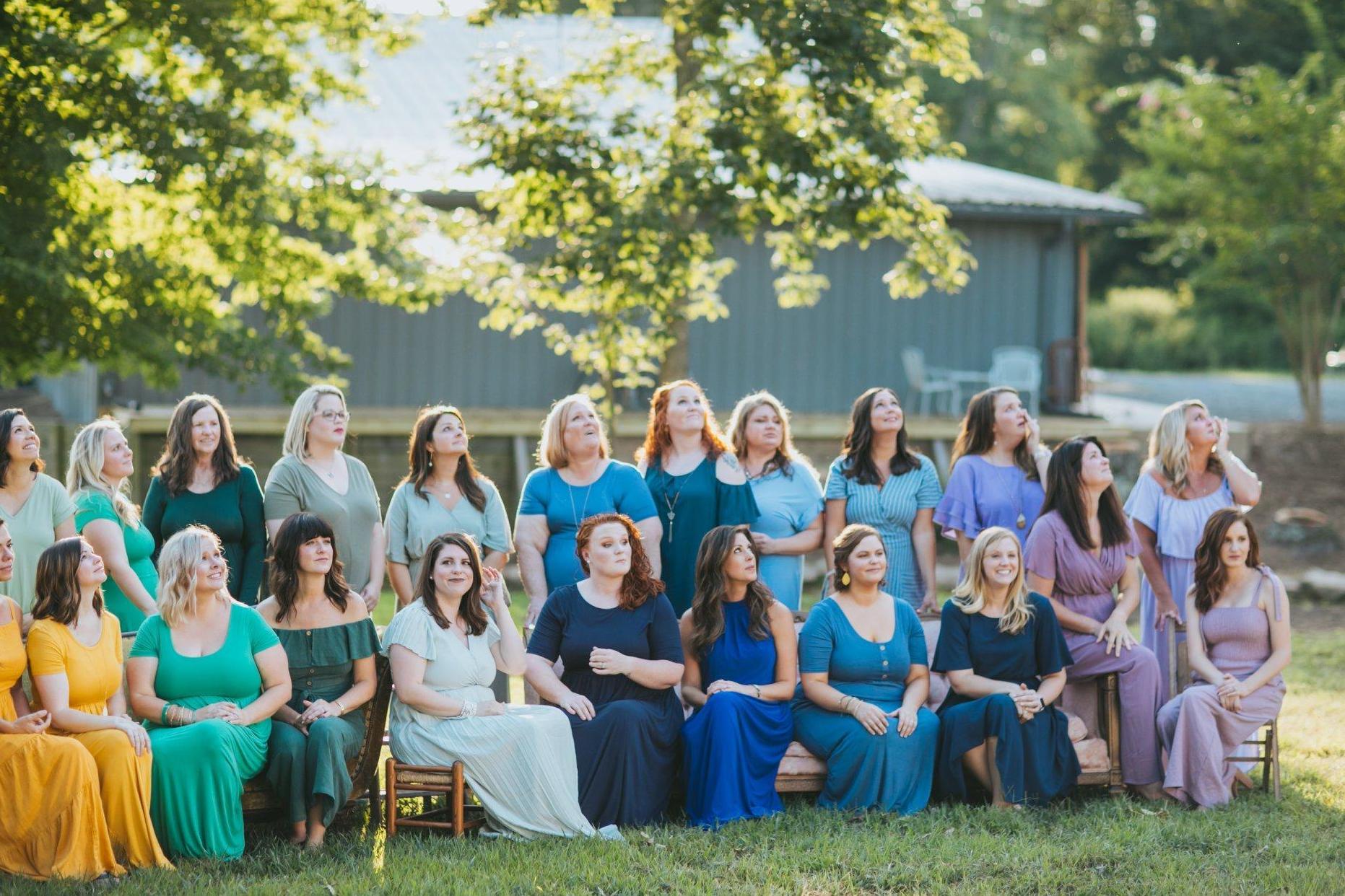 The women all gave birth to rainbow babies (Ashley Sargent Photography LLC)