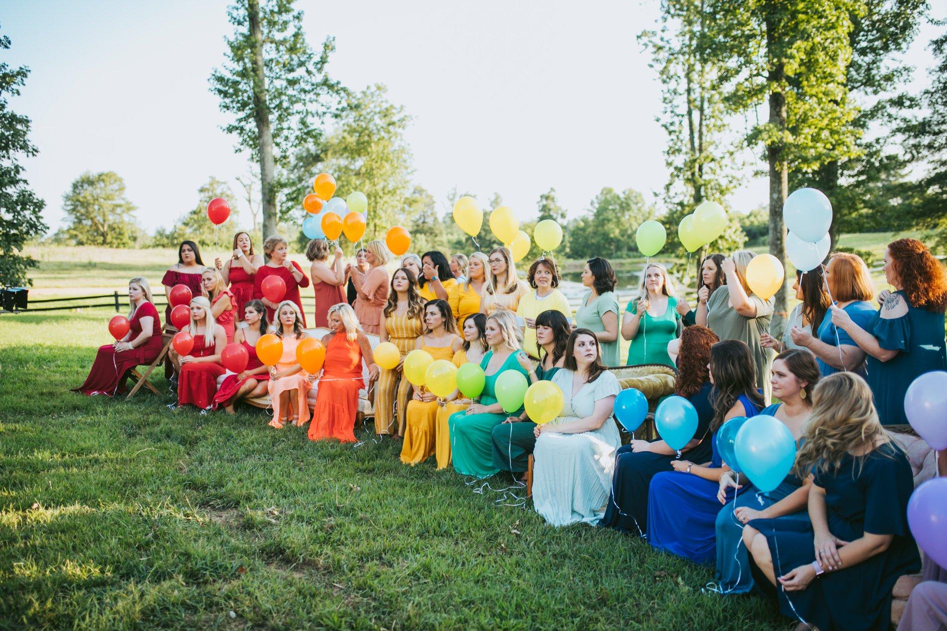 The women brought their rainbow babies of all ages (Ashley Sargent Photography LLC)
