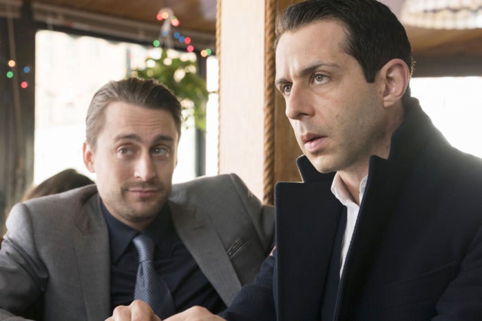 Kieran Culkin (left) and Jeremy Strong in ‘Succession’