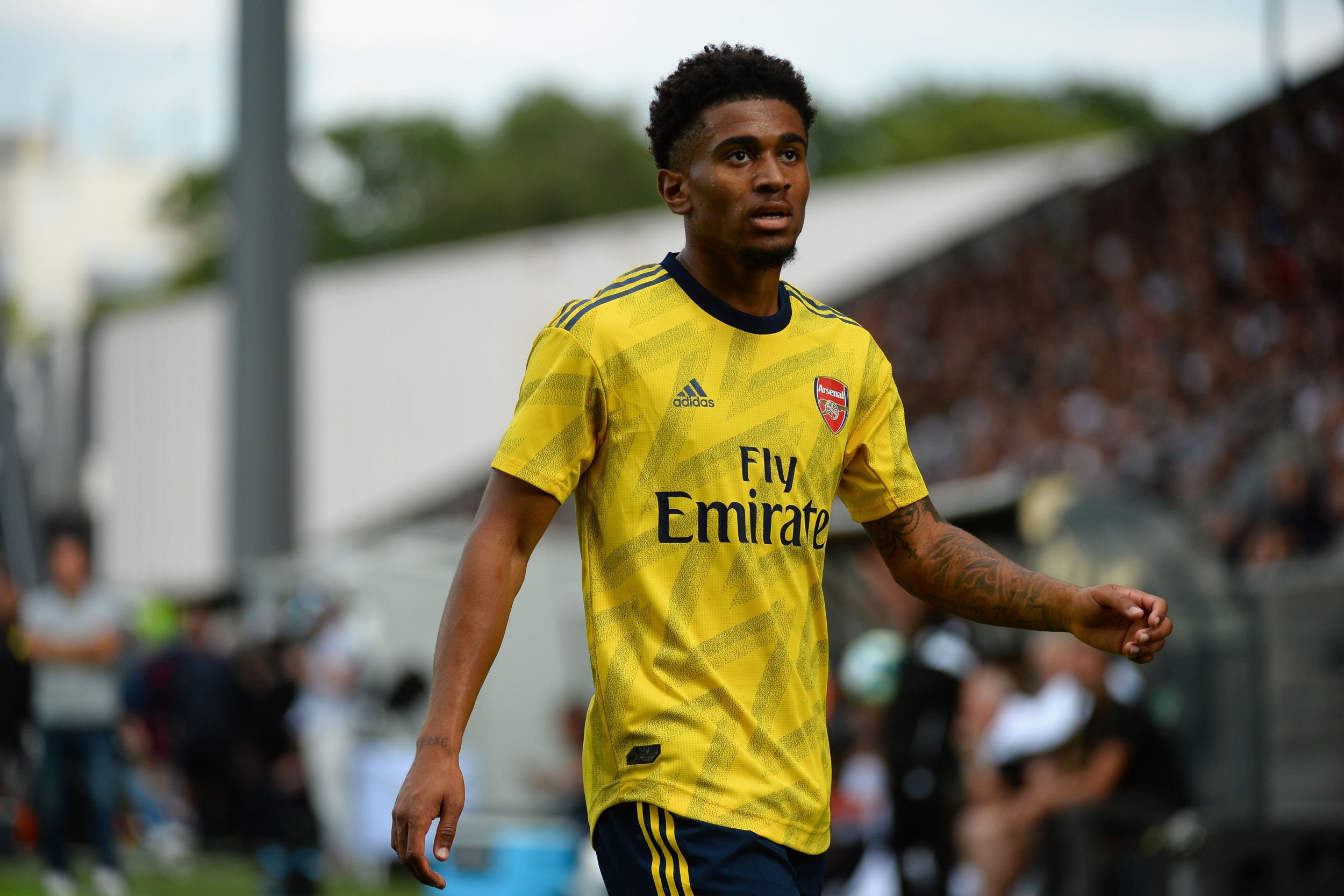 Reiss Nelson has lost his place in the starting eleven (AFP/Getty)