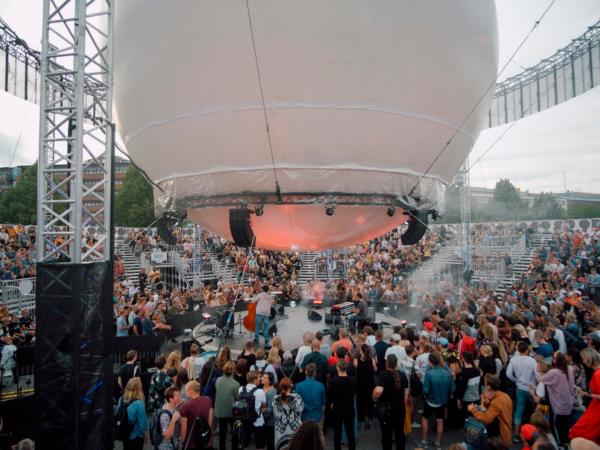 Nubya Garcia on the Balloon Stage at Flow Festival 2019 (Konstantin Kondrukhov )