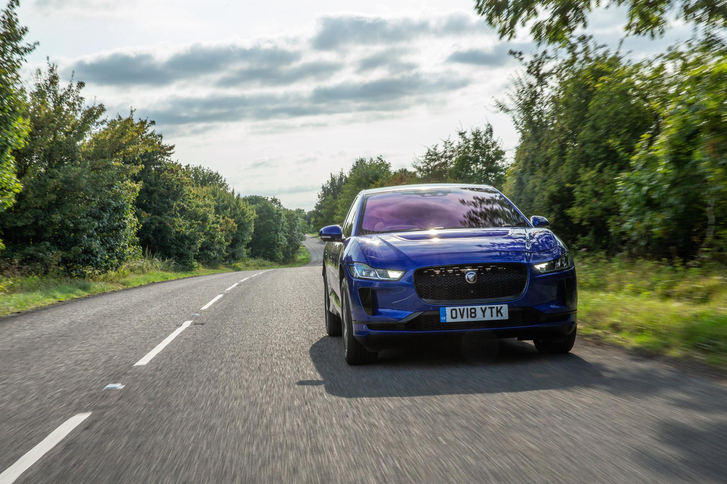 You can probably get about 250 miles out of a fully-charged iPace