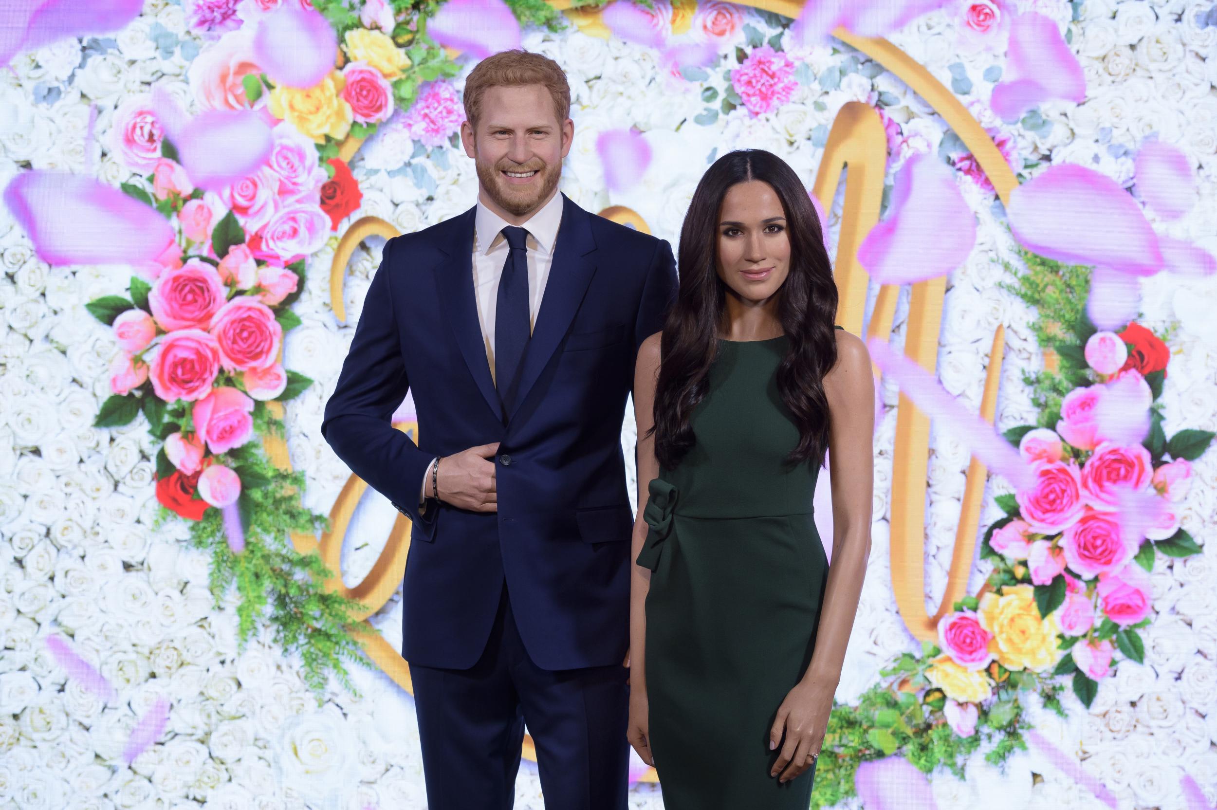 Meghan and Harry's waxworks were initially places alongside one another