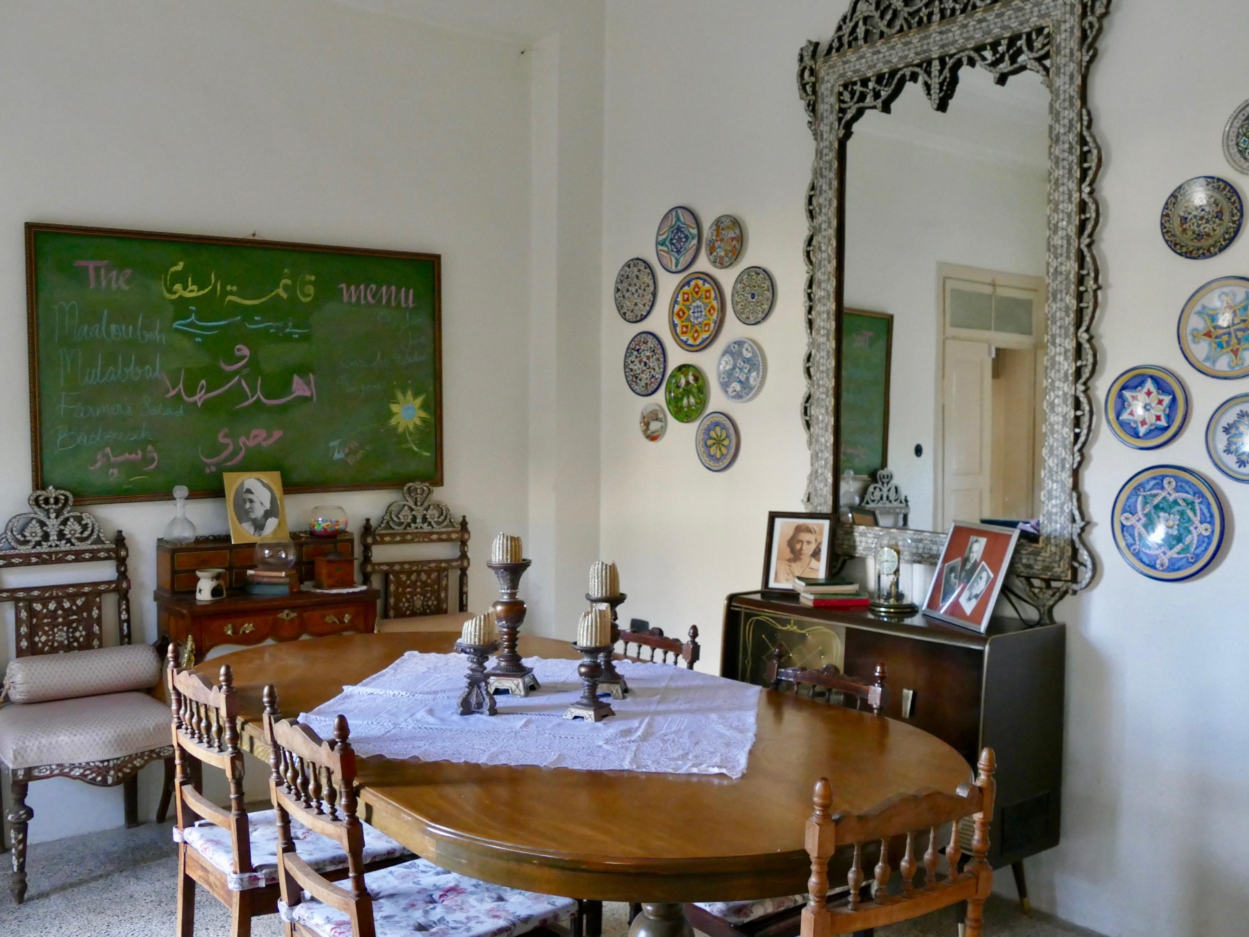 The table laid at Beit Sitti, started by three sisters to honour their grandmother’s memory