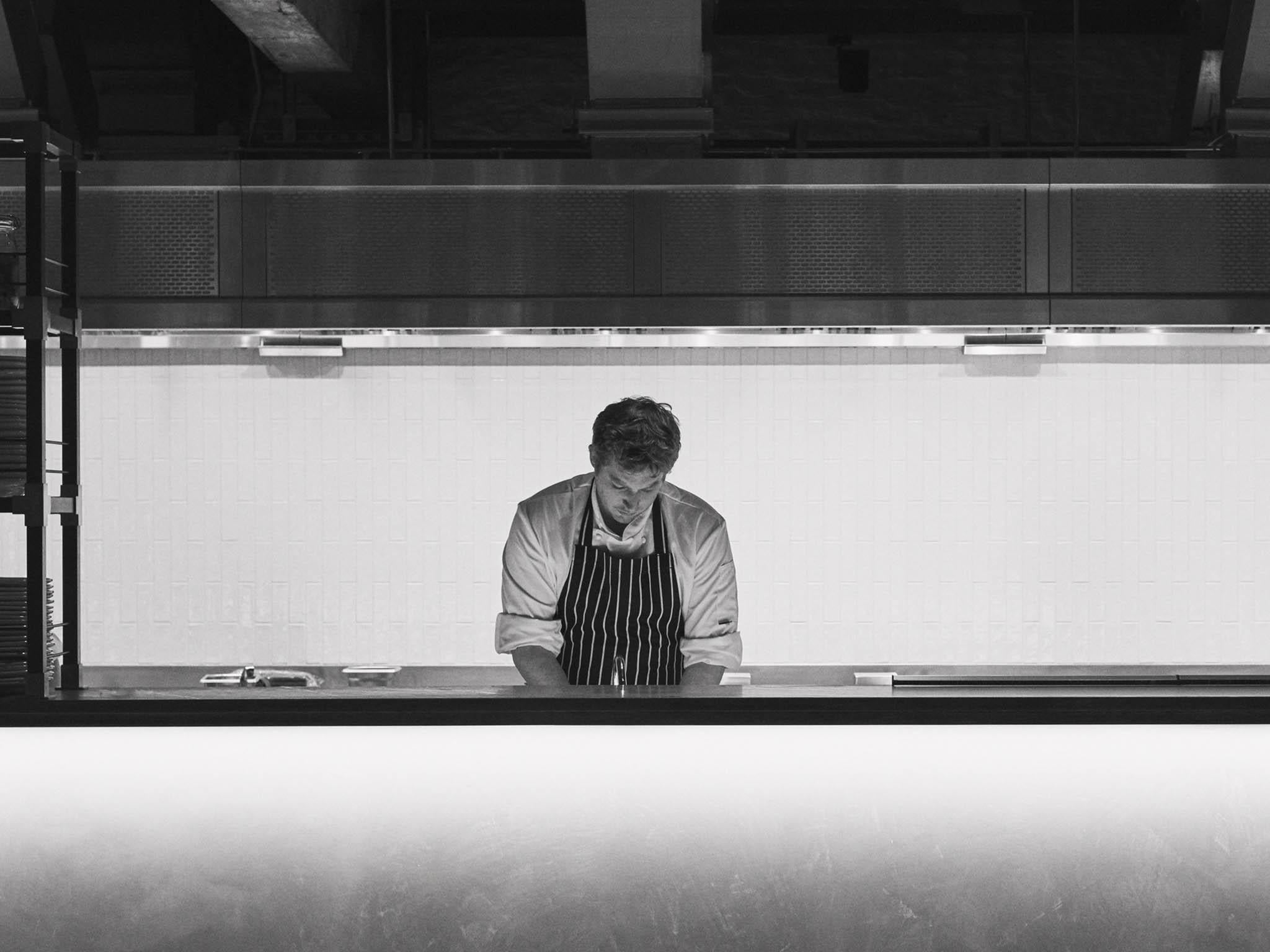 With a minimal carbon footrprint, he's also trying to rid the kitchen of plastic