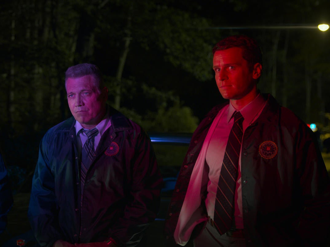 Holt McCallany (left) and Jonathan Groff in the new season of ‘Mindhunter’ (Netflix)