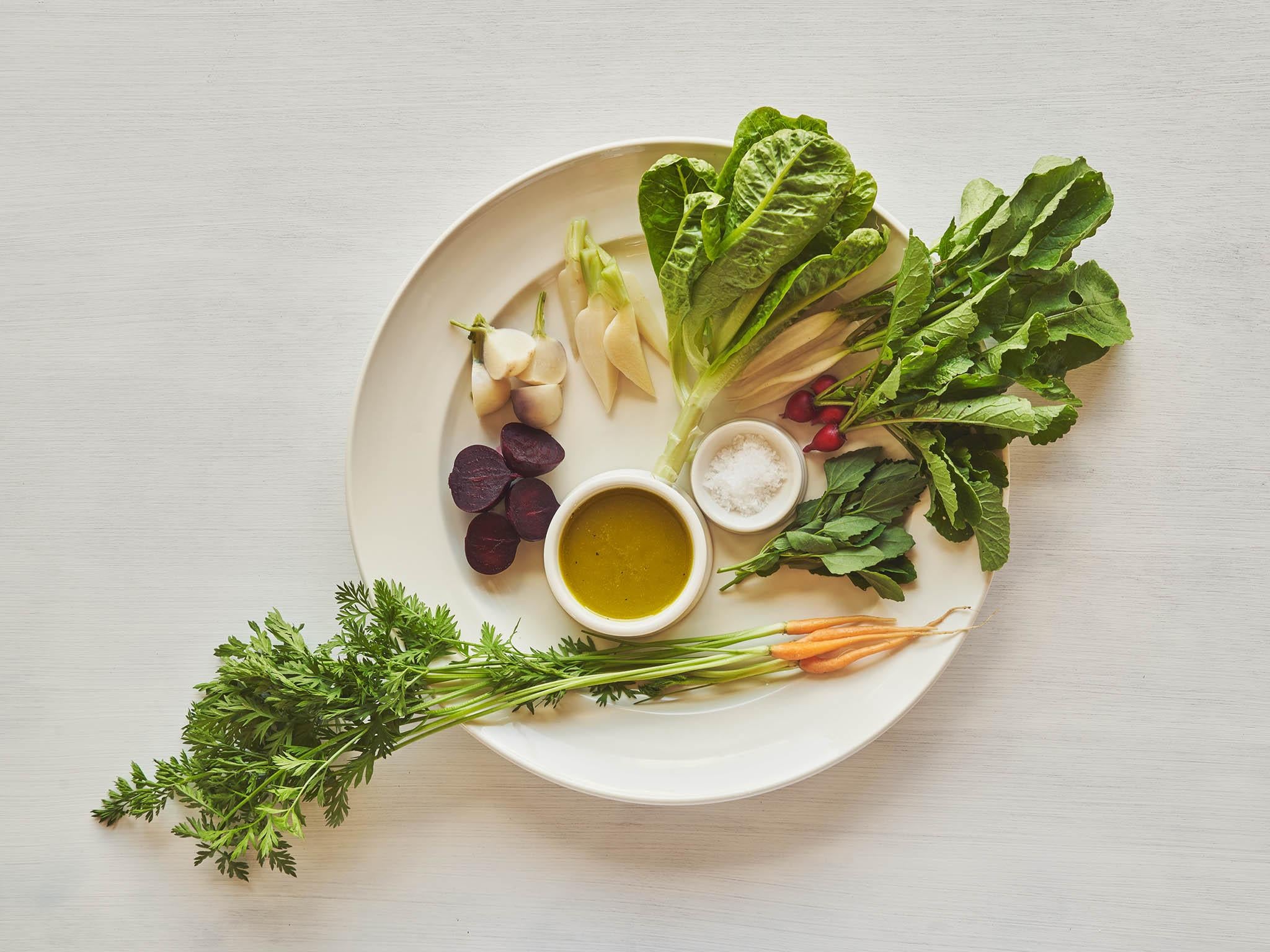 Every chef working here has a stint growing the vegetables in the garden