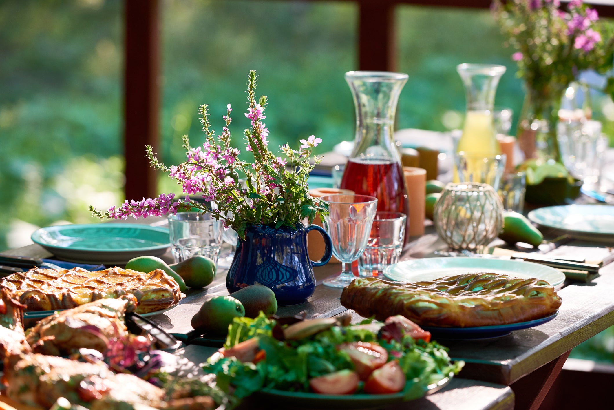 Garden party food