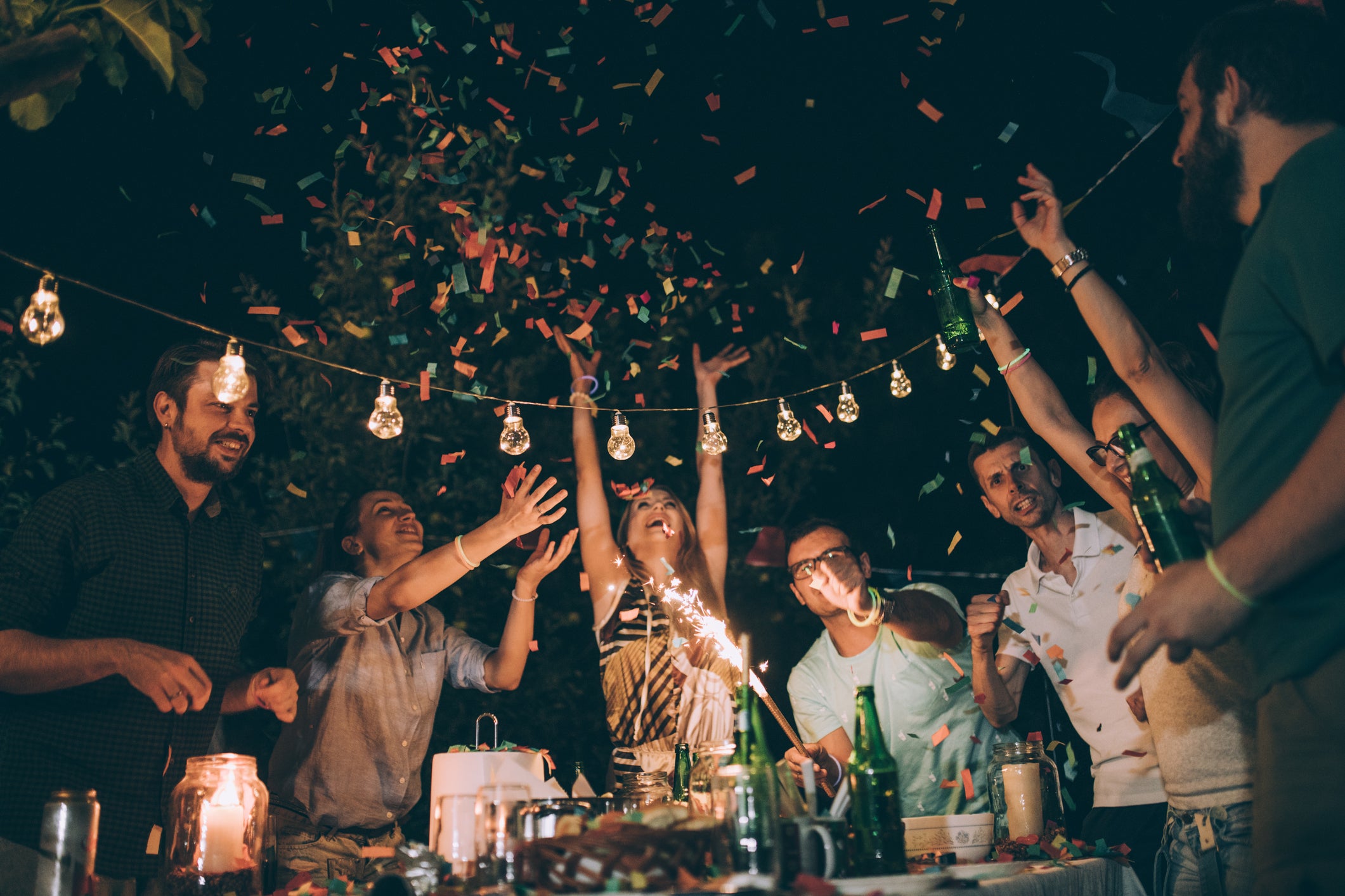 Garden party festivities get under way