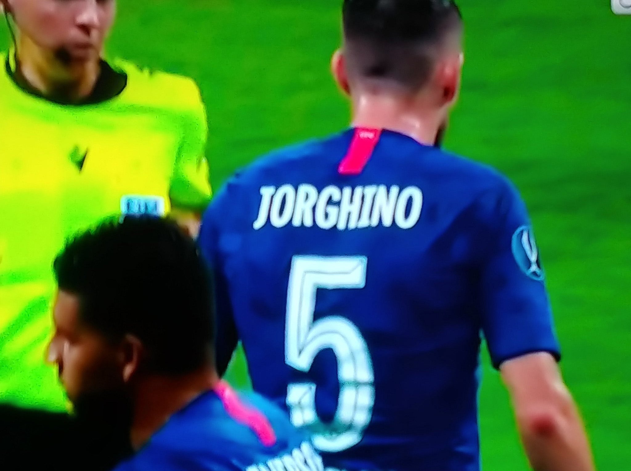 Jorginho - not 'Jorghino'