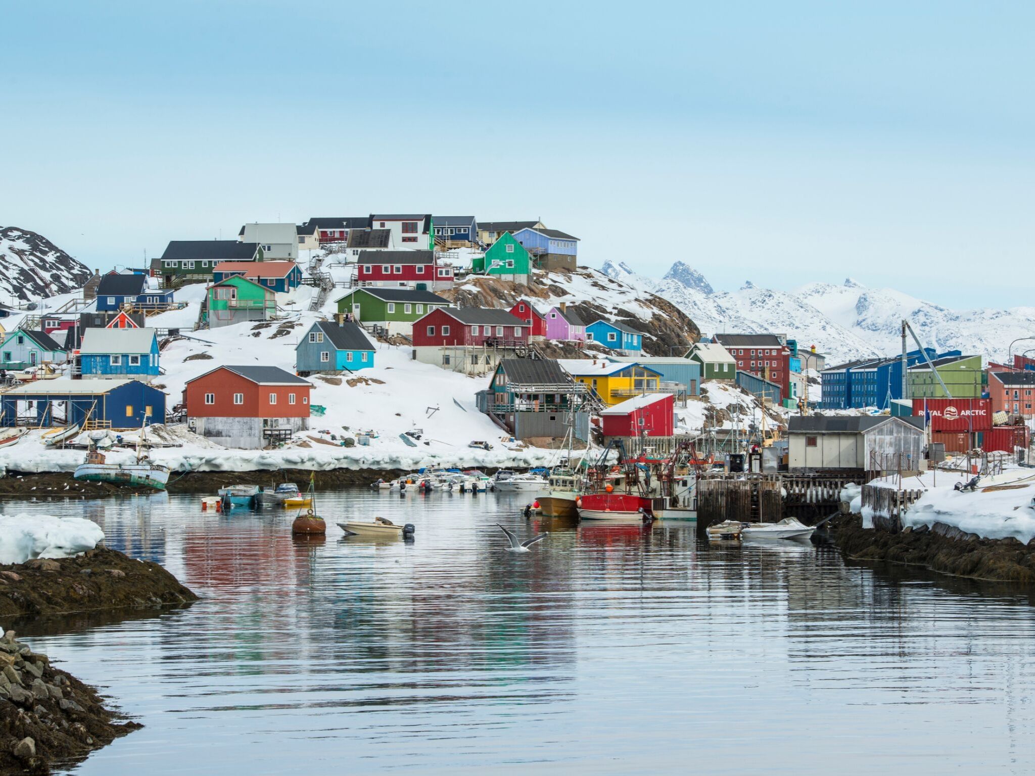 Despite being the largest island in the world, Greenland is home to little more than 55,000 people