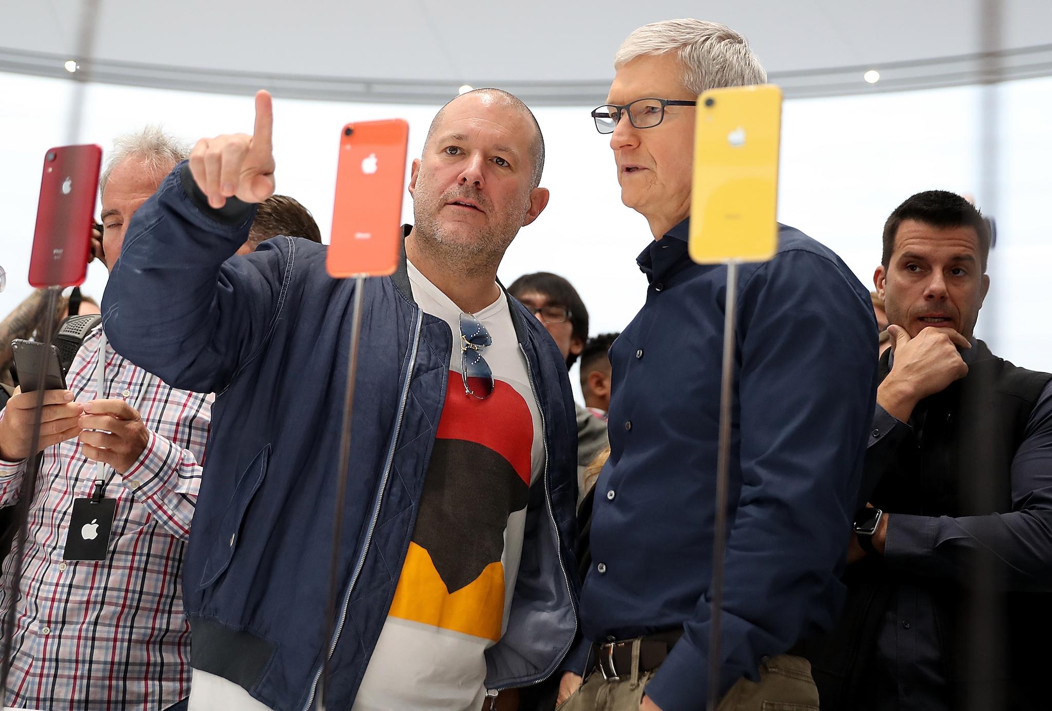 Apple CEO Tim Cook speaks during an Apple special event at the Steve Jobs Theatre on September 12, 2018 in Cupertino, California